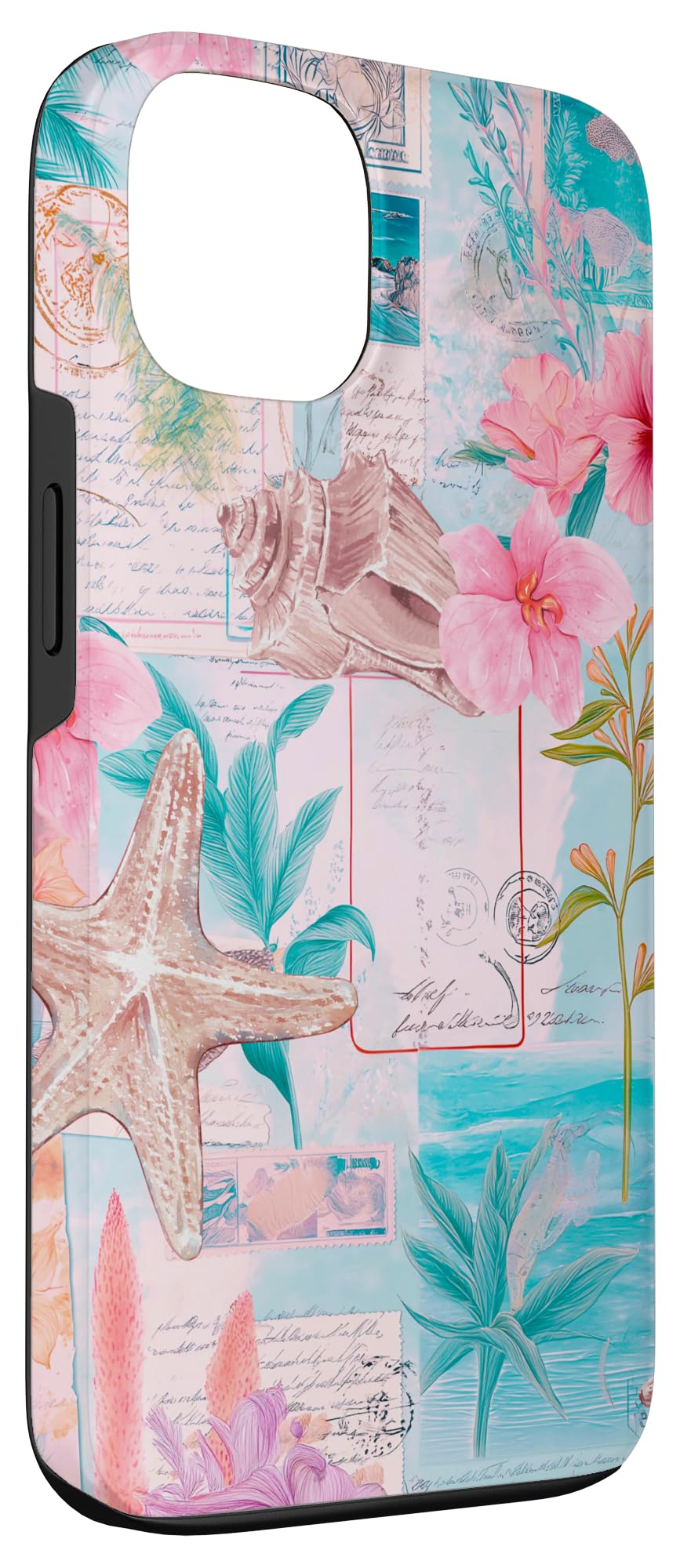 Beachy Blue Coquette Coastal Collage Aesthetic Summer Preppy Case For Iphone 13