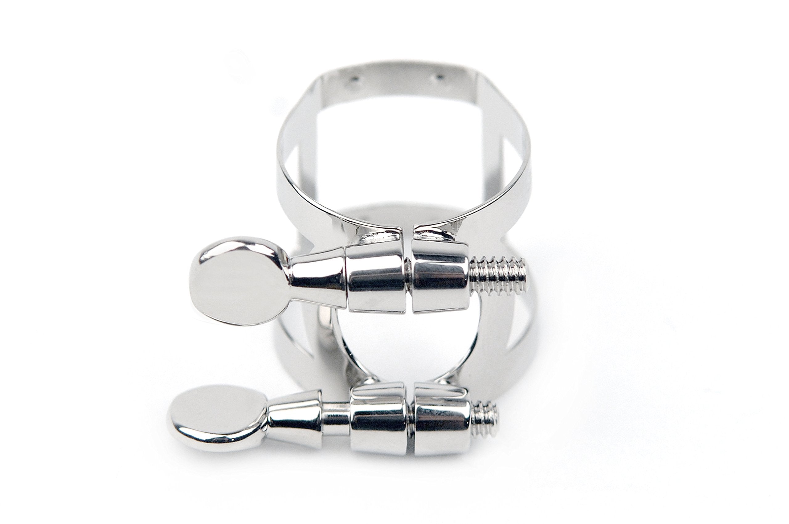 Rico Ligature & Cap, Baritone Sax, Nickel Plated
