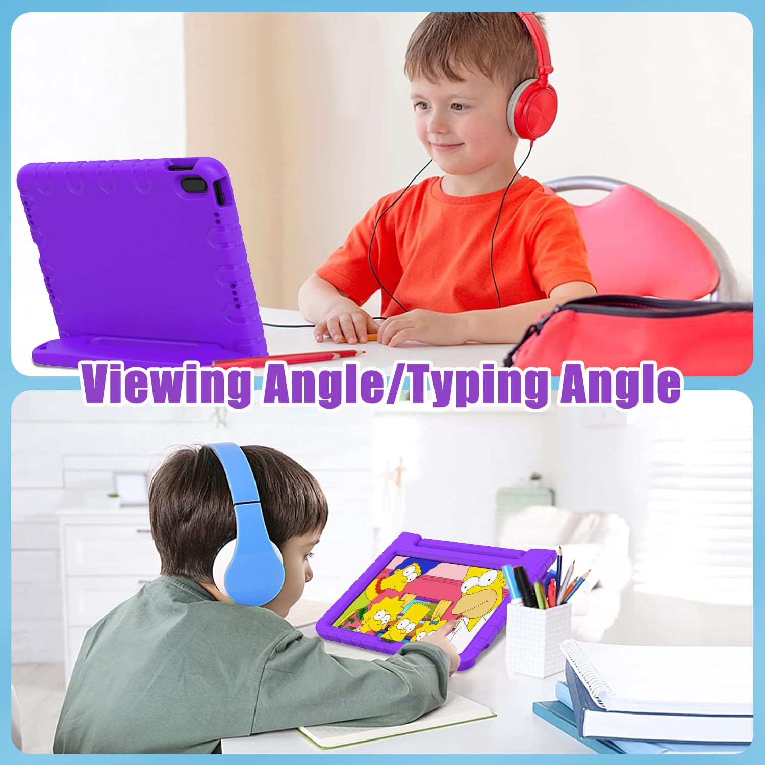 Avawo Ipad 10Th Generation Kids Case 2022 (10.9 Inch), New Ipad 10.9 2022 Case With Built In Screen Protector, Shockproof, Porta