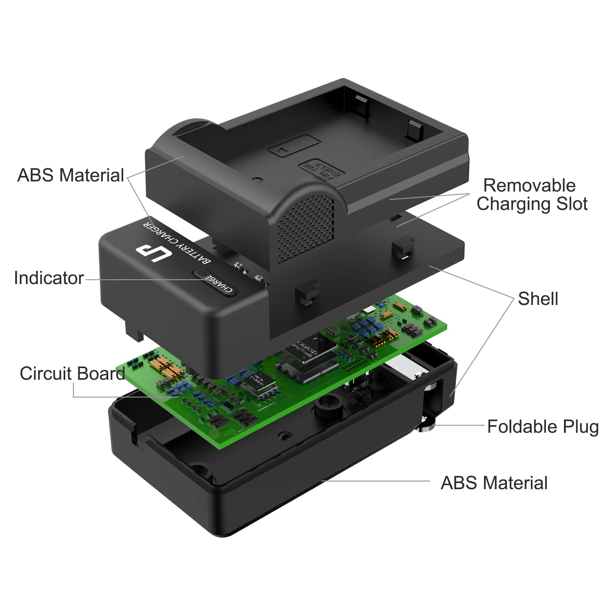 Lp En El9 Battery Charger, En El9A Charger Compatible With Nikon En El9 En El9A Battery, Nikon D40, D40X, D60, D3000, D5000 Came