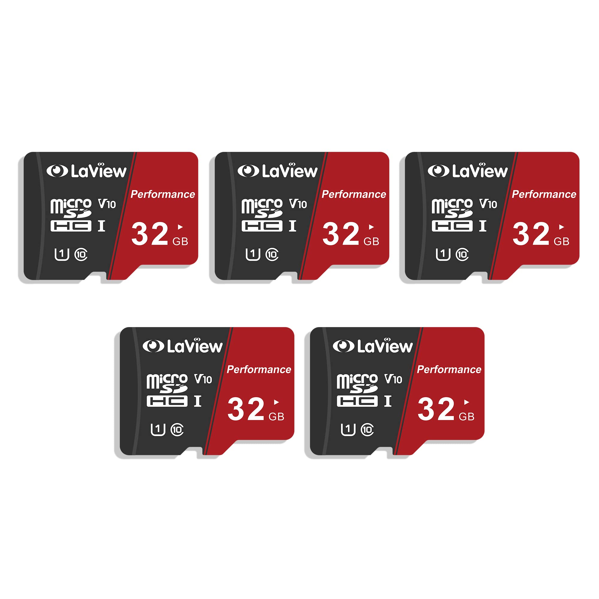 32Gb Micro Sd Card 5 Pack, Micro Sdxc Uhs I Memory Card � 95Mb/S,633X,U3,C10, Full Hd Video V30, A1, Fat32, High Speed Flash Tf Card P500 For Computer With Adapter/Phone/Tablet/Pc
