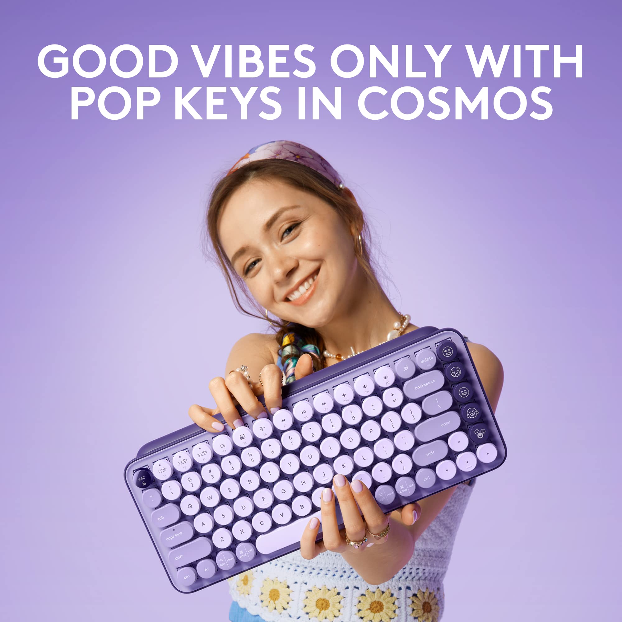 Pop Keys Mchncl Wrls Kb Cosm