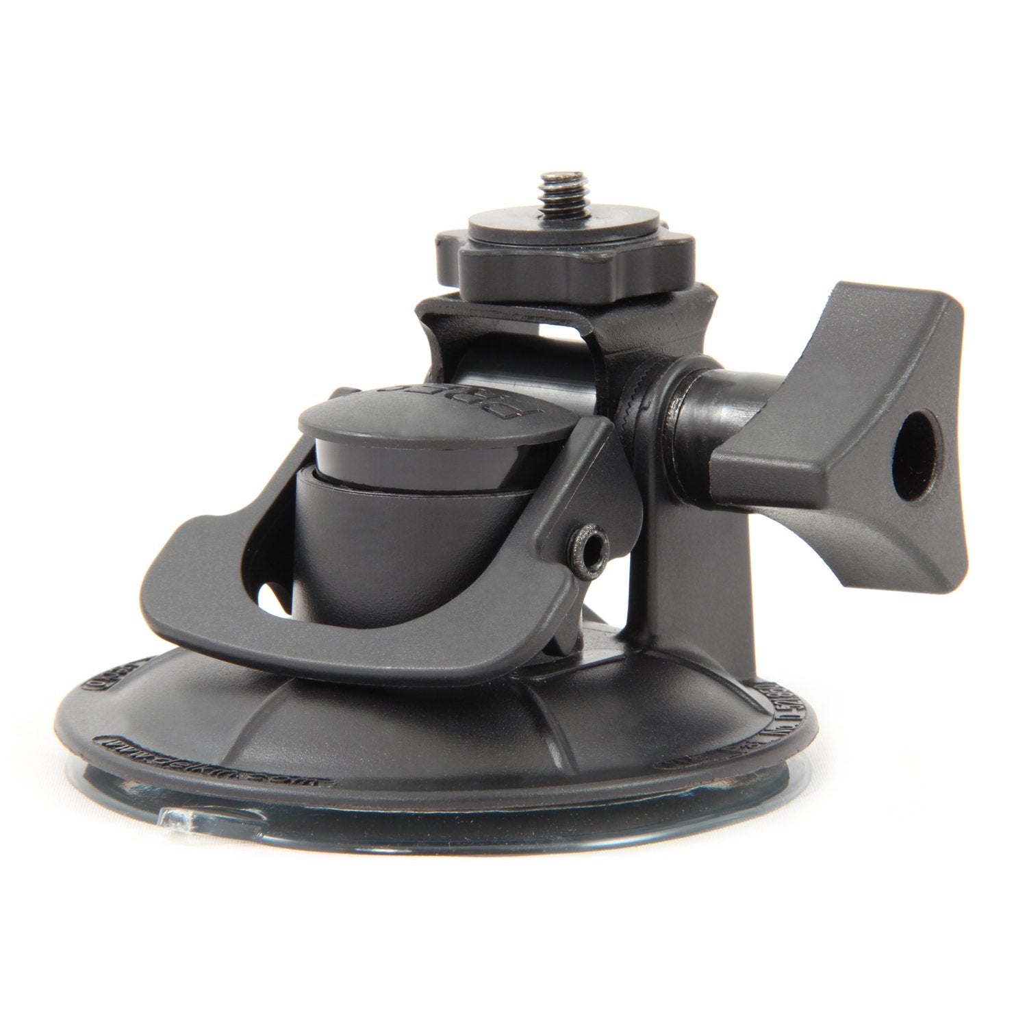 Delkin Devices Fat Gecko Stealth Suction Camera Mount (Ddmount Stealth), Matte Black