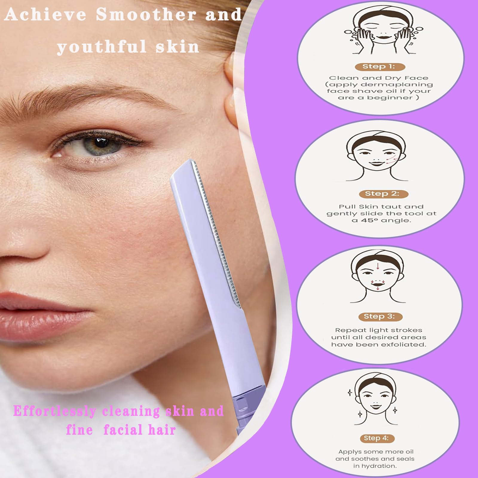 Generic Silky Glow 2 In 1 Body Shaver, Electric Razors Kit For Women, Rechargeable, Pink, Feminine Elegance, Waterproof, Usb Cha