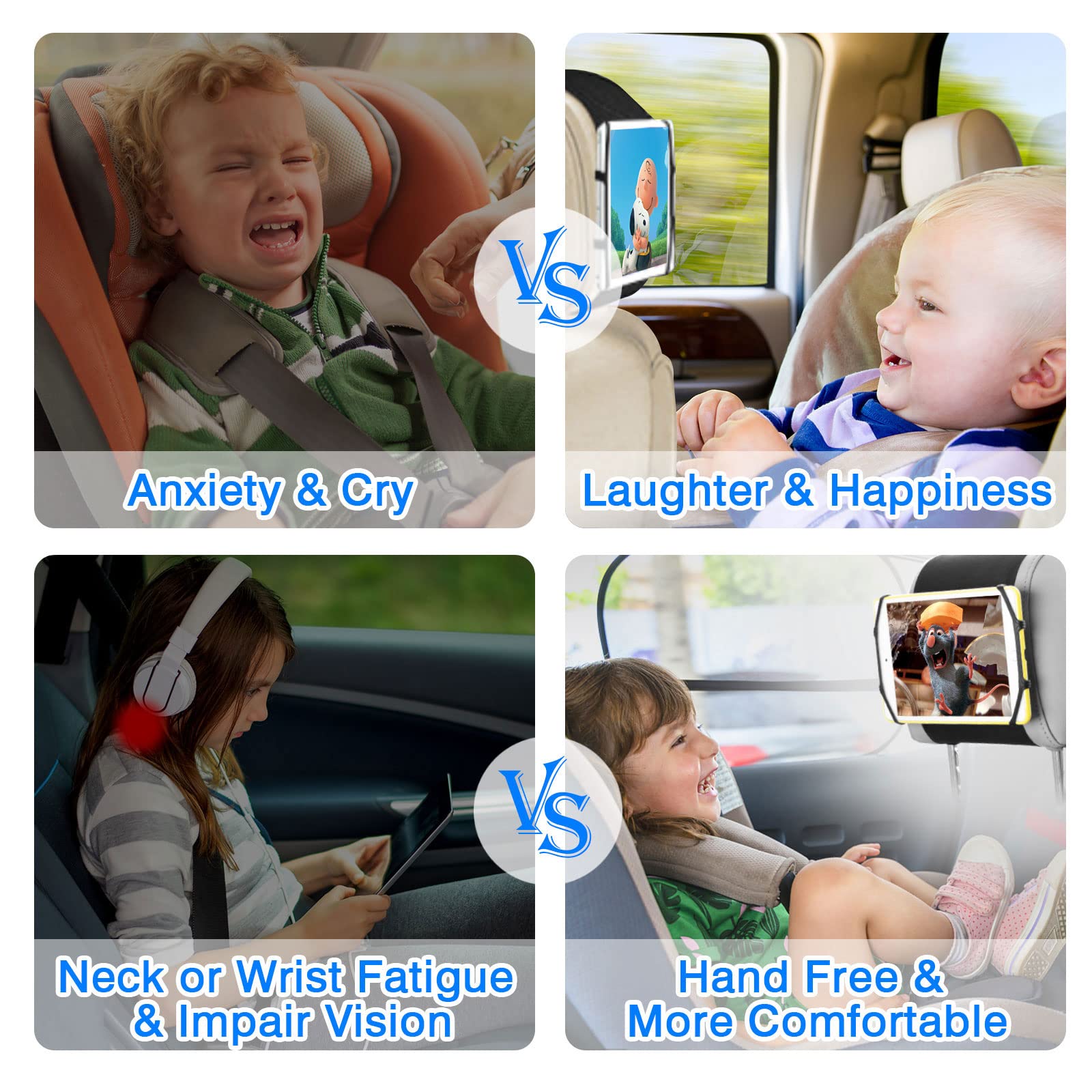 Fangor 2 Pack Tablet Holder For Car