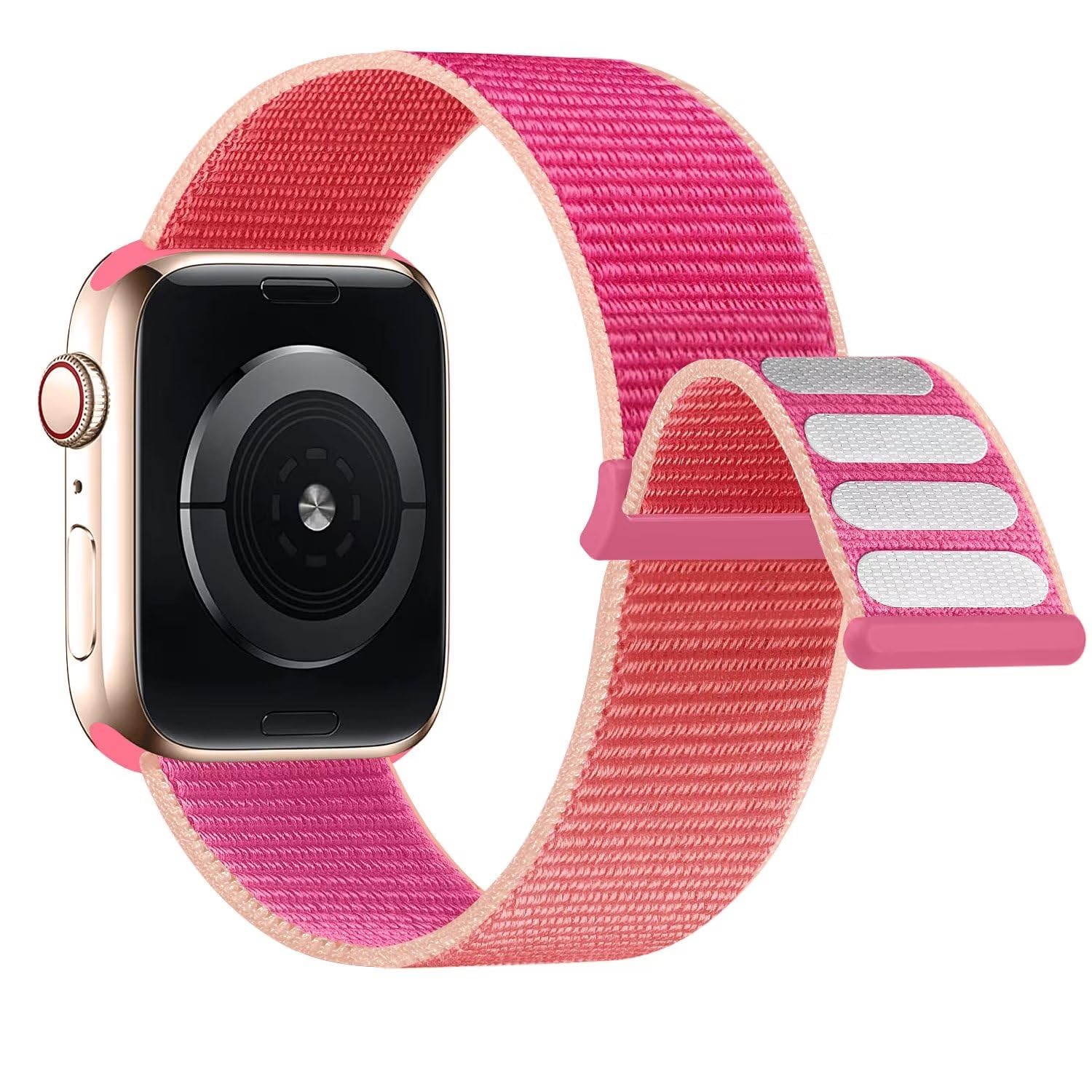 Bifeiyo Compatible With Apple Watch Bands Women Men 46Mm 45Mm 44Mm 42Mm 41Mm 40Mm 38Mm,Nylon Sport Loop Strap For Iwatch Series