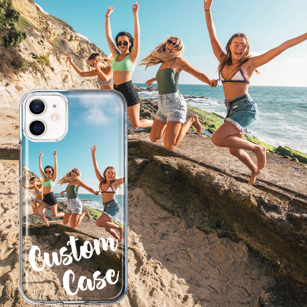 Mundaze Personalized Custom Phone Case For Iphone 12 6.1 Inch   Design Your Own Perfect Custom Picture Photo Case