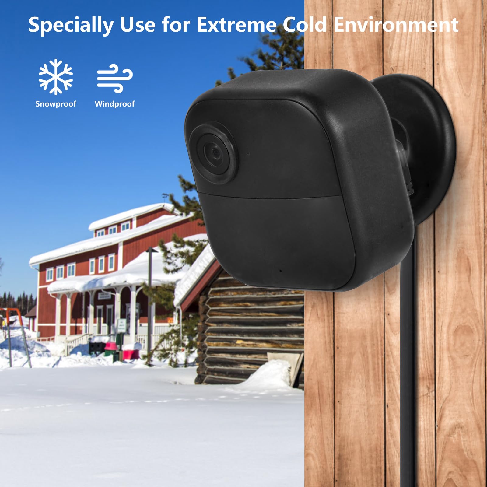 Delilyn 3Pack 10Ft/3M Power Cable And Adapter For Blink Outdoor 4 (4Th Gen), Blink Outdoor/Indoor (3Rd Gen)&Blink Xt/Xt2, Weathe