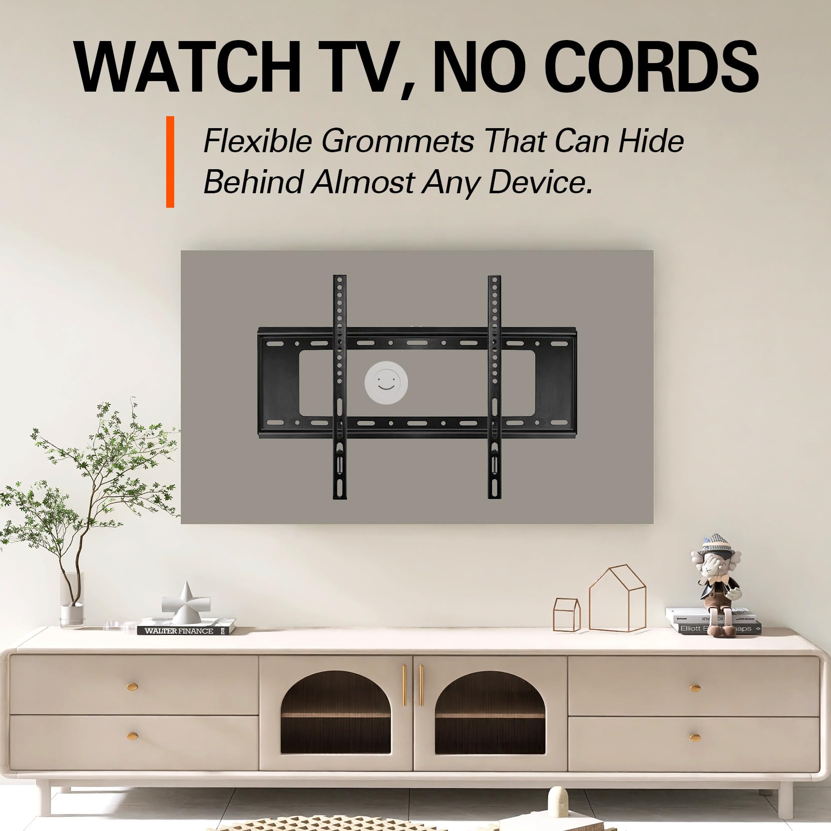 Julaiwy Wire Hiders For Tv On Wall, Behind Wall Tv Wire Kit For Wall Mount Tv, In Wall Cable Management Kit For Tv, Tv Cord Hide