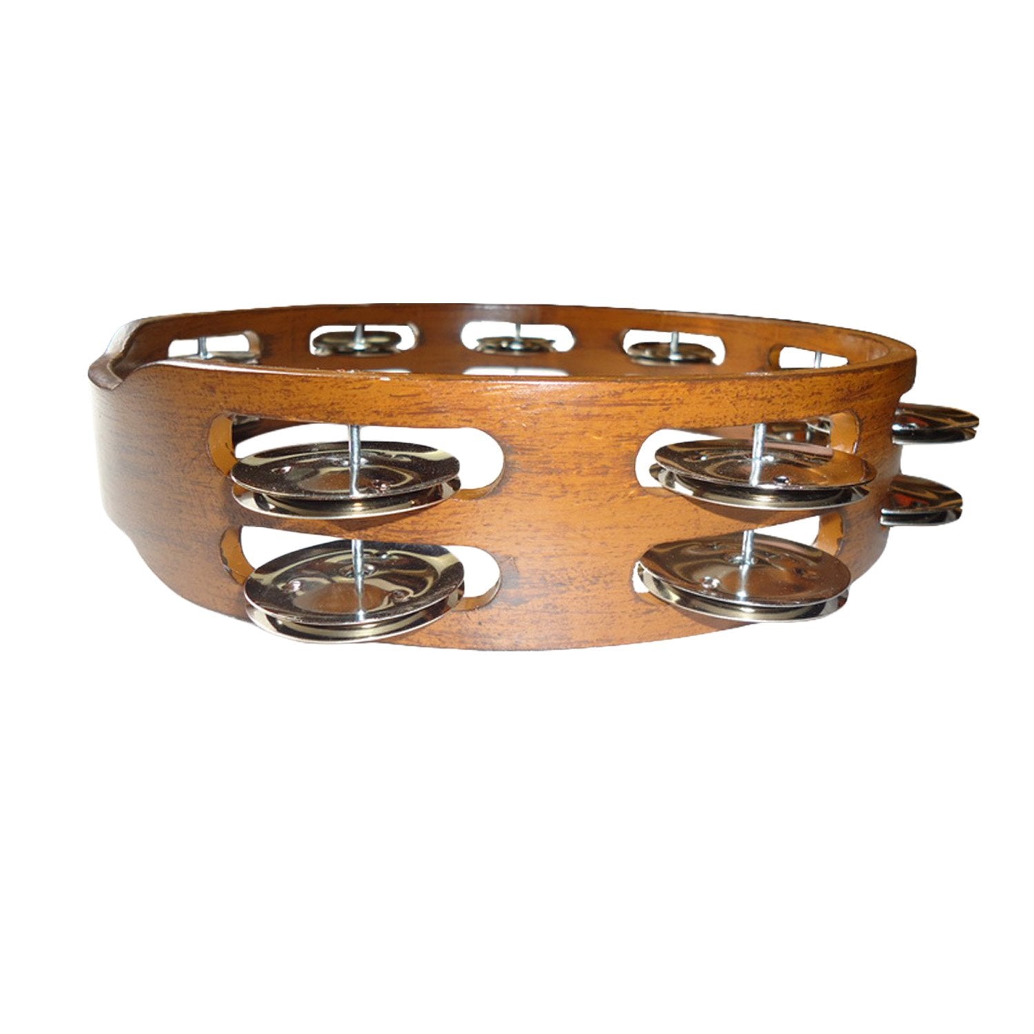 Sawtooth 10'' Tambourine, Dark Stain