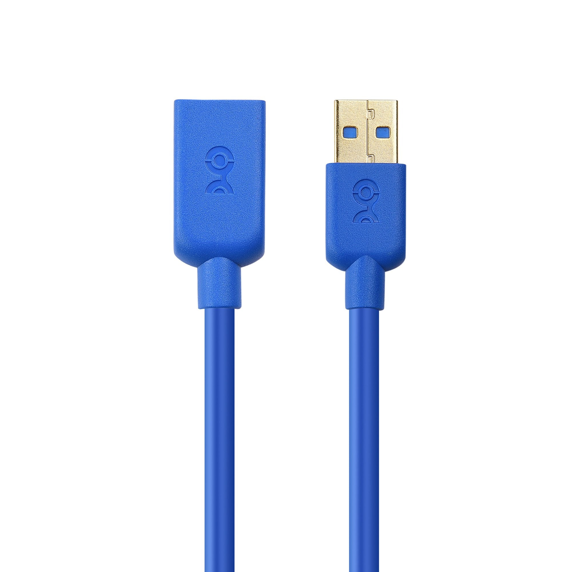 Cable Matters 5Gbps Long USB Extension Cable   10ft, USB 3.0 Extension Cable, Male to Female USB3.0 Extender, Compatible with Webcam, VR Headset, Printer, Hard Drive, Blue