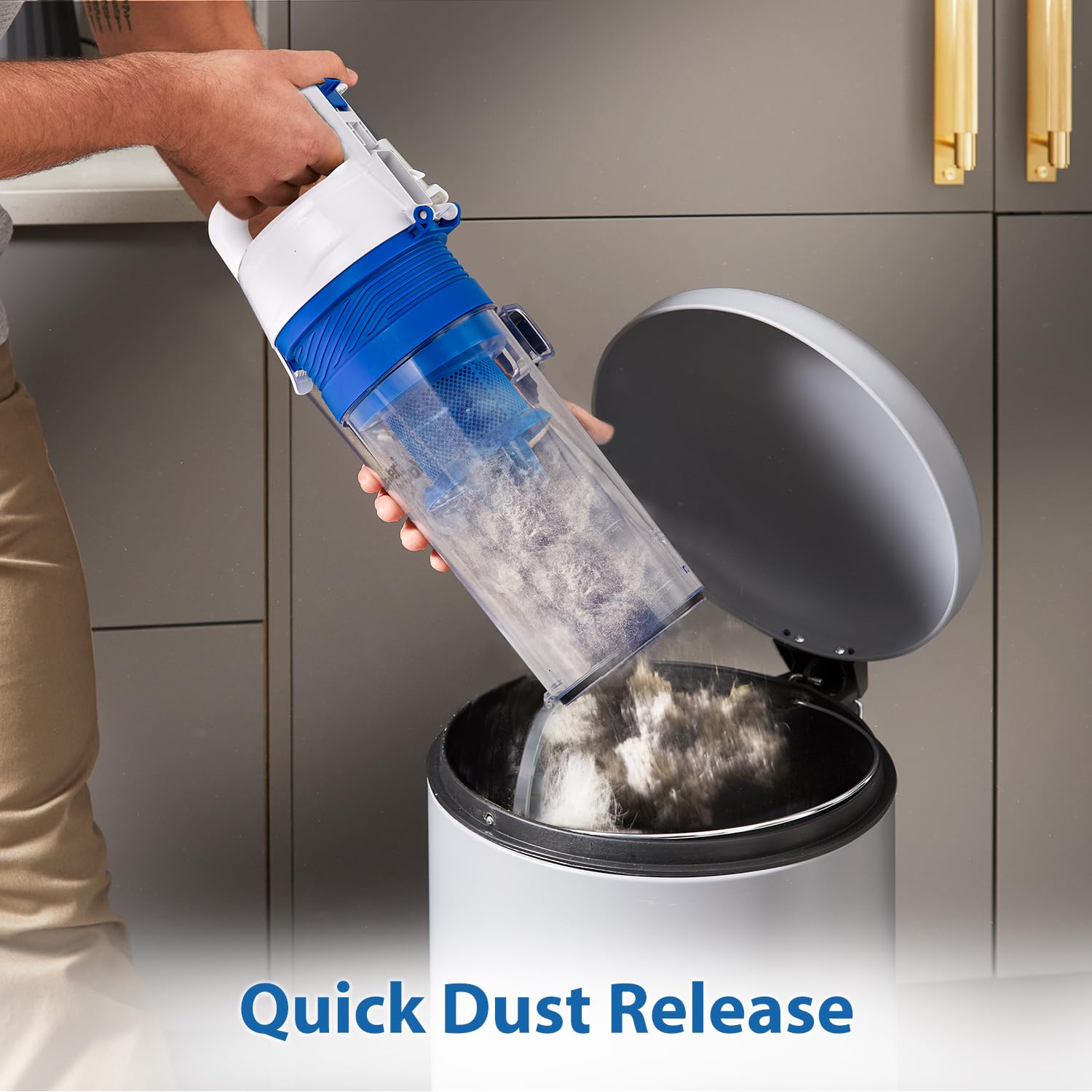 Vacmaster Upright Vacuum Cleaner Power Suction Bagless Vacuum Cleaner Portable Floor Cleaner With 20Ft Cord & 13    Cleaning Pat