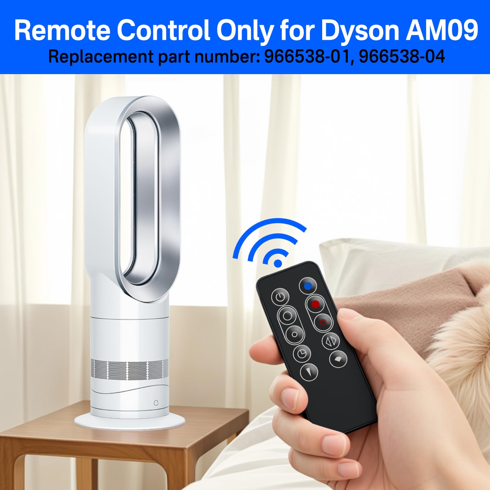 Remote Control For Am09 Dyson Remote Control Replacement With Remote Holder For 966538 04 966538 01 Dyson Am09 Remote Compatible