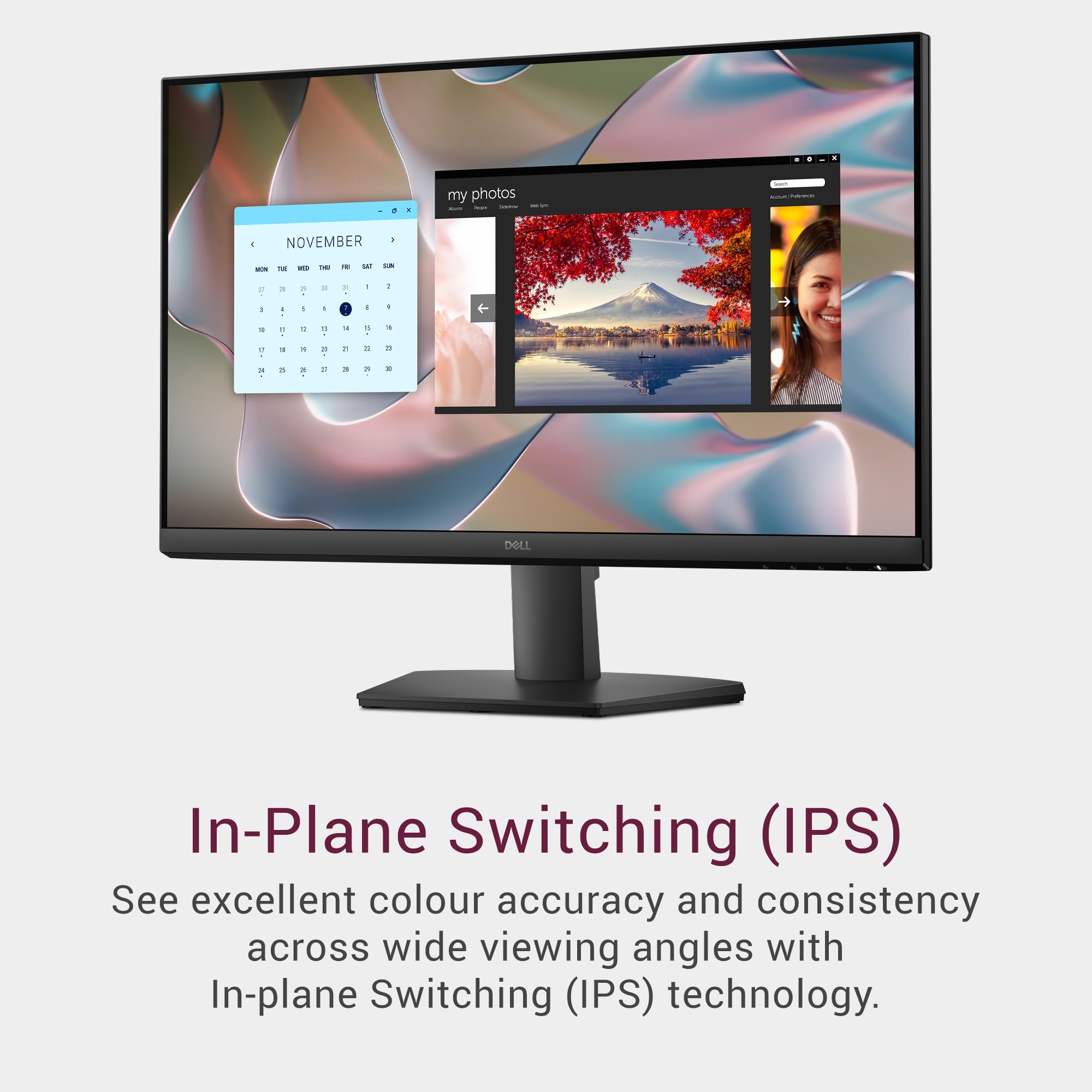 Dell 24 Monitor - Se2425Hm, Full Hd (1920X1080), 100Hz, Ips, 5Ms, Vesa (100X100Mm), Hdmi, Vga, 3 Year Warranty, Black