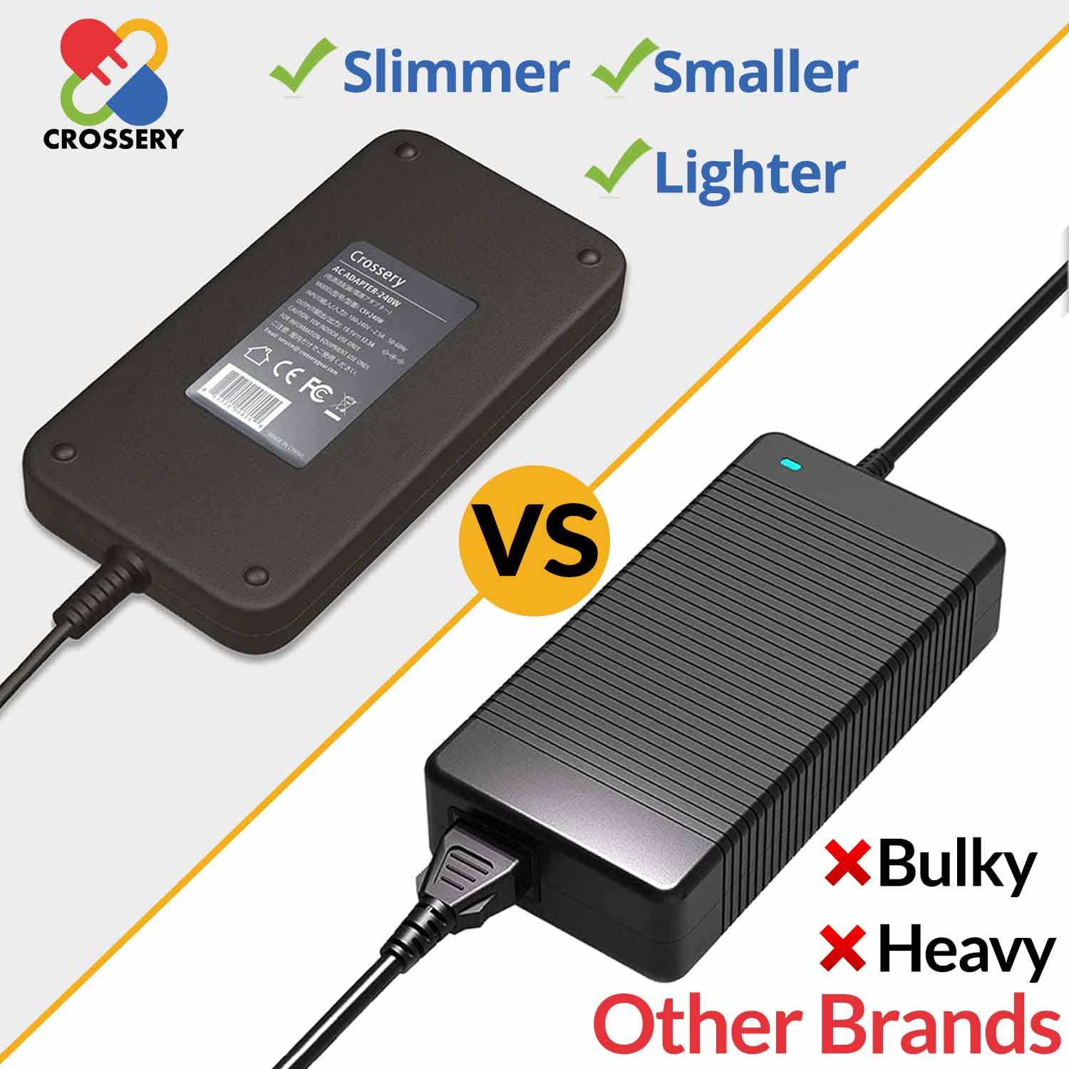 Dell 240W Ac Adapter For Alienware Laptop Charger 240W Dell 180W Power Supply Adapter For Dell G3 G5 G7 G15 240W Charger Alienwa