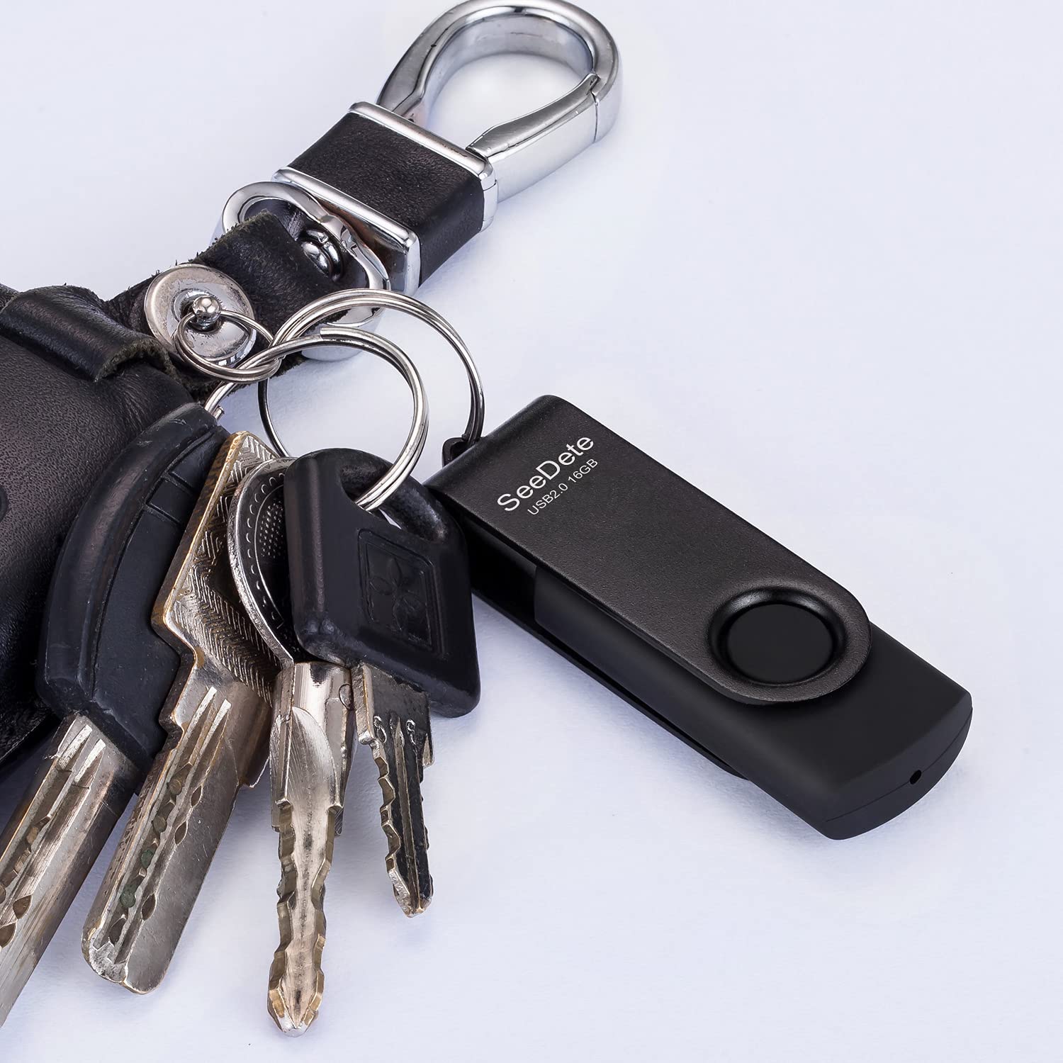 Seedete 16Gb Usb Flash Drives, Usb Stick, Thumb Drive Rotated Design, Memory Stick With Led Light For External Storage And Backu