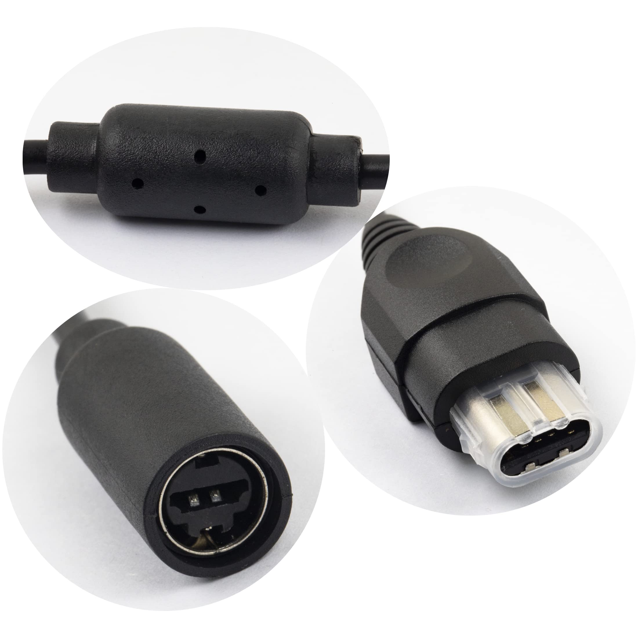 Risingsaplings Breakaway Cable Adapter Cord Compatible For Original Xbox Controller Cable About 25Cm / 10  Long (1 Pcs)