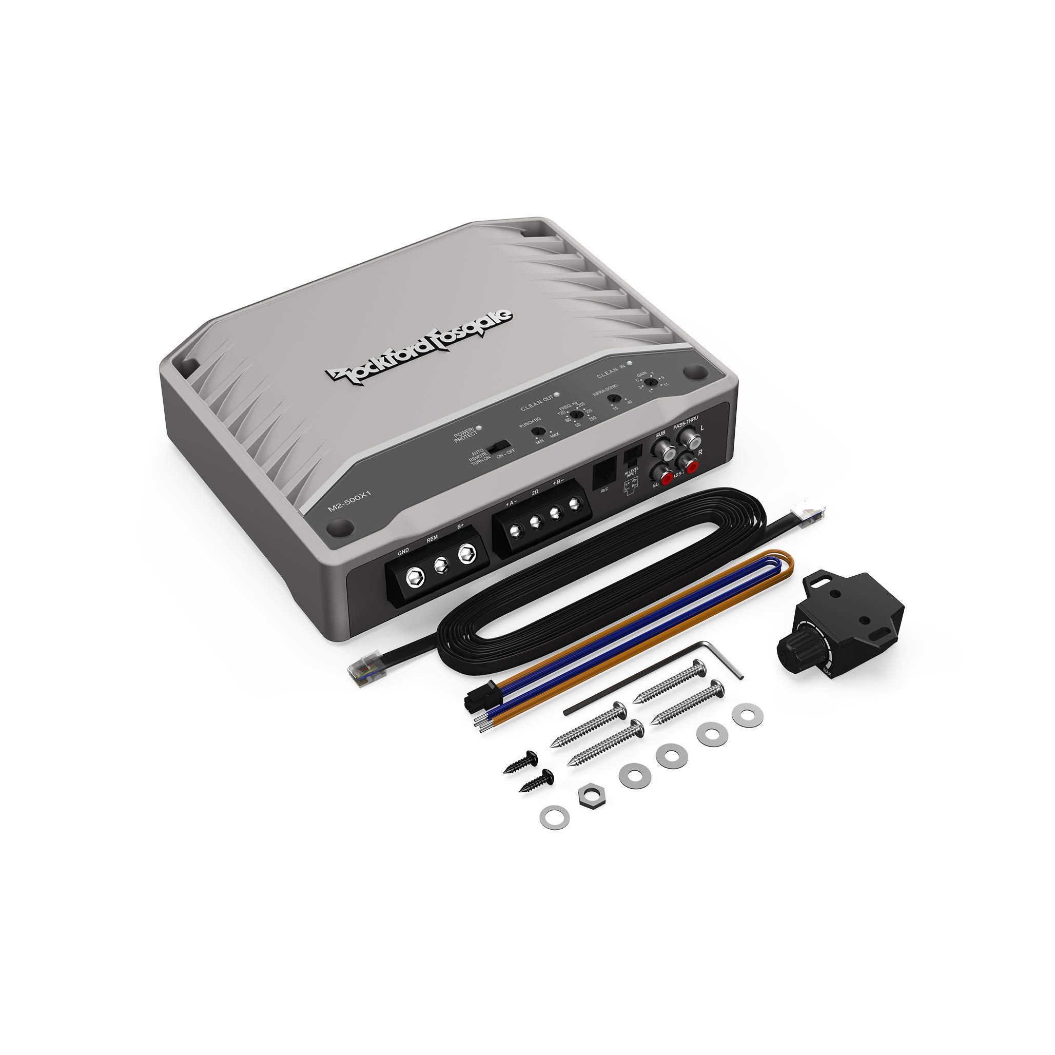 Rockford Fosgate M2 500X1 Marine 500 Watt Mono Element Ready Amplifier