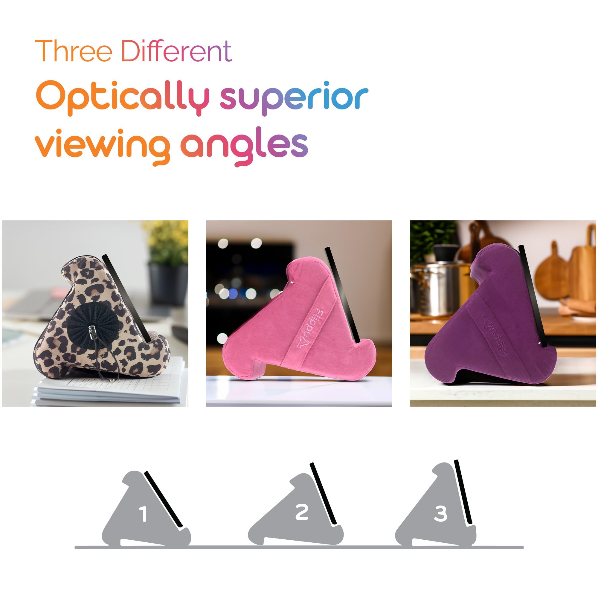 Flippy Tablet Pillow Stand   Tablet Stand, Tablet Holder For Bed, Reading   Lap Stand Compatible With Ipad, Kindle, Samsung   Gr