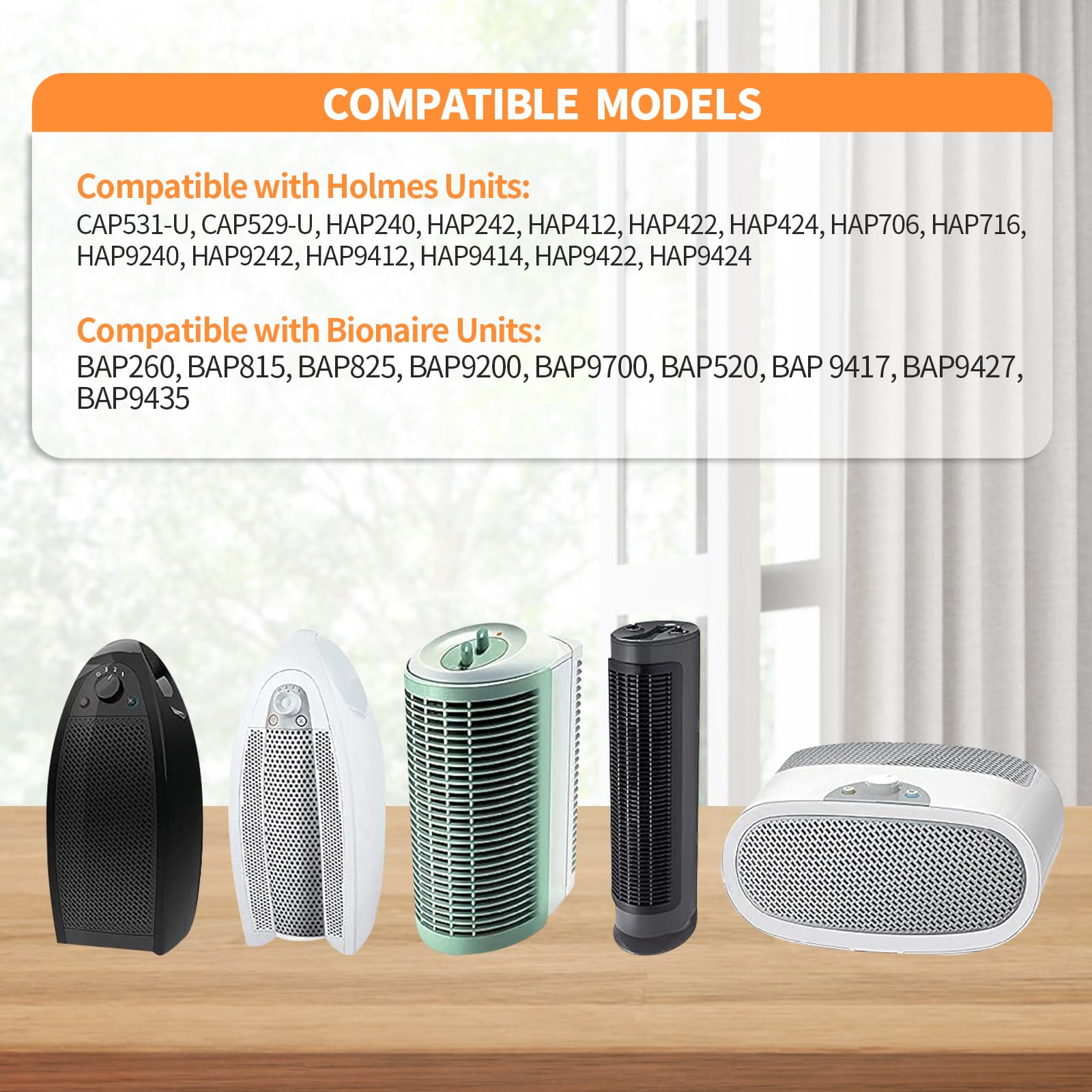 Derblue 8Pcs Smoke Grabber Hepa Filter Replacement Hepa Filters Compatible With Holmes Aer1 Filter,Replacement Hapf30As U4R,3 In