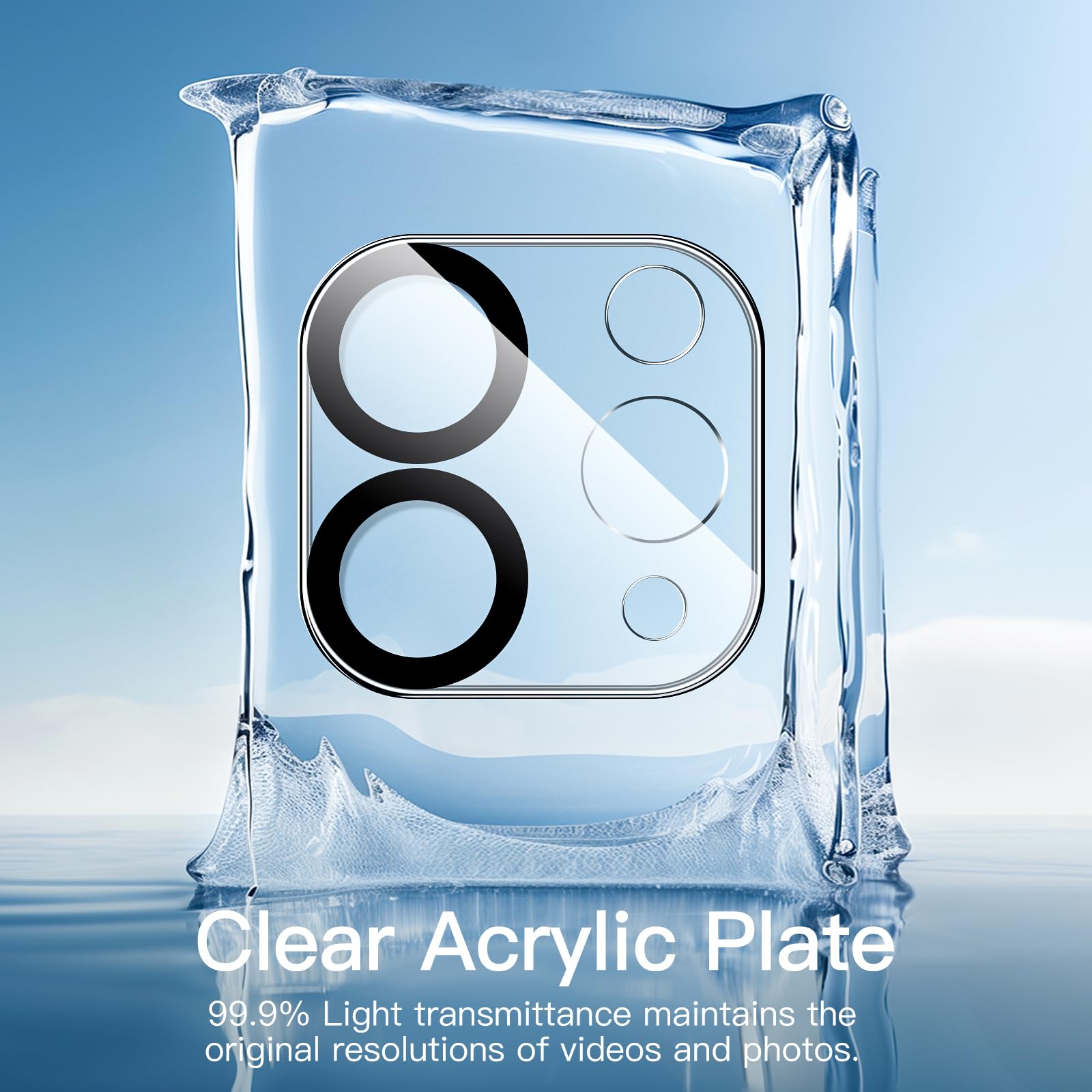 Jetech Camera Lens Protector For Ipad Pro 11-Inch/12.9-Inch (2022/2021/2020 Release), 9H Anti-Scratch Hd Clear Tempered Glass, F