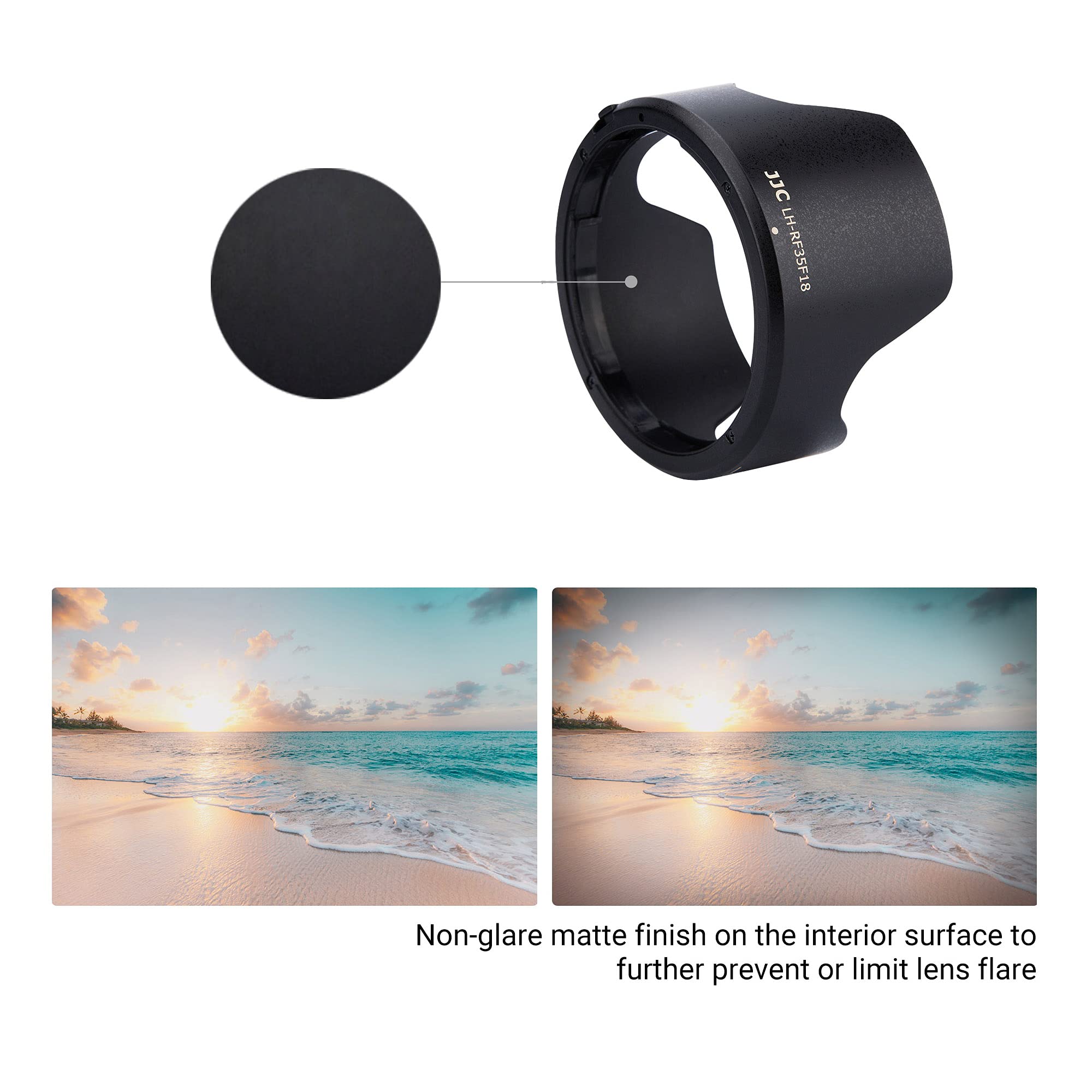 Rf 35Mm Tulip Flower Lens Hood Shade Fit For Canon Rf 35Mm F1.8 Macro Is Stm Lens Replaces Canon Ew 52 Hood On Canon Eos R6 R5 R