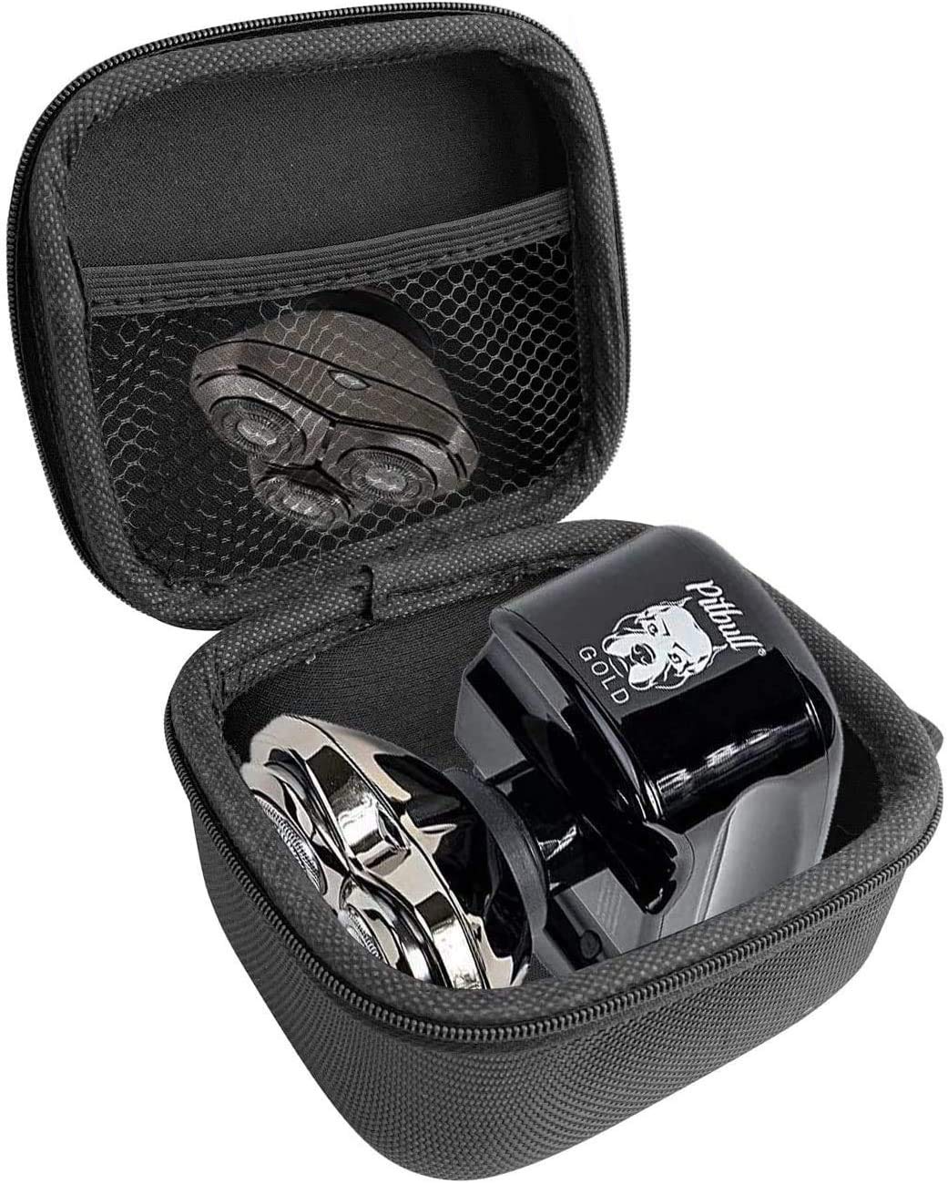 Fitsand Hard Case Compatible For Skull Shaver Pitbull Gold Pro Head And Face Shaver