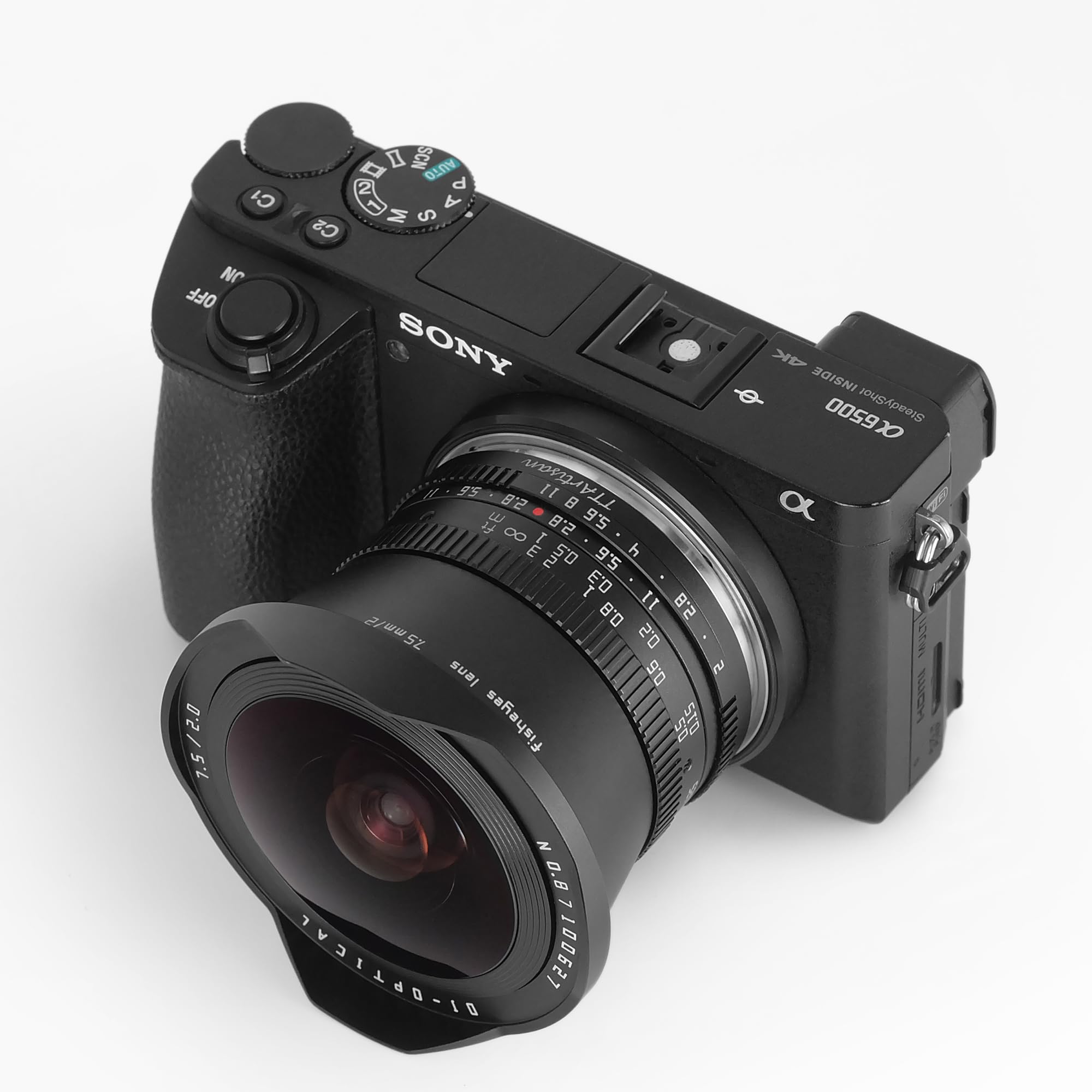 Ttartisan Aps C 7.5Mm F2.0 Fisheye Lens With 180� Angle Of View Half Frame For E Mount On Mirrorless Camera Compatible With A5000?A5100?A6000?A6100?A6300?A6400?A6500?A6600?Nex 3?Nex 3N