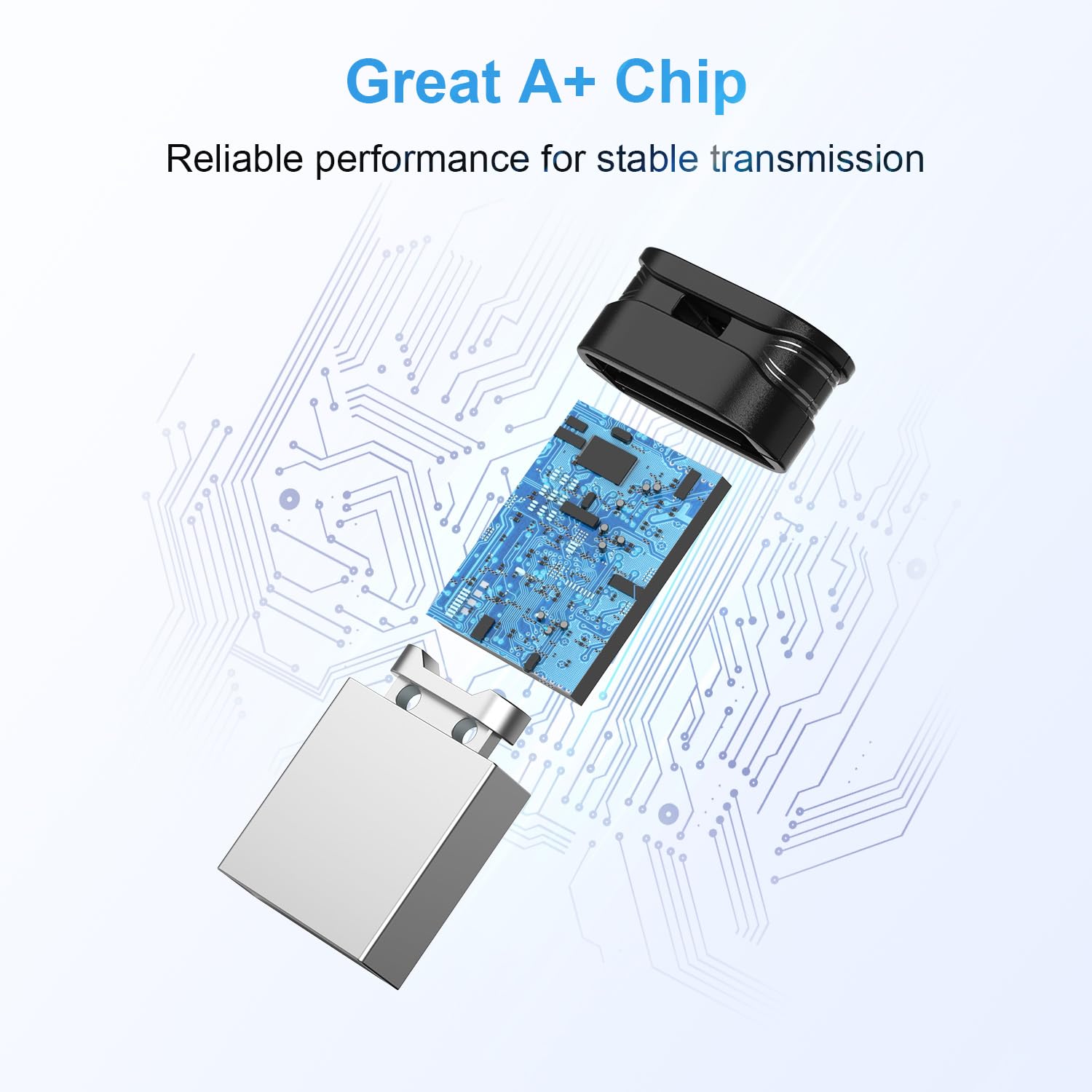 Raoyi 64Gb Usb Flash Drive, Usb 2.0 Mini Fit Memory Stick Ultra Slim Thumb Drive Jump Drive Zip Drive Pen Drive With Lanyard Black