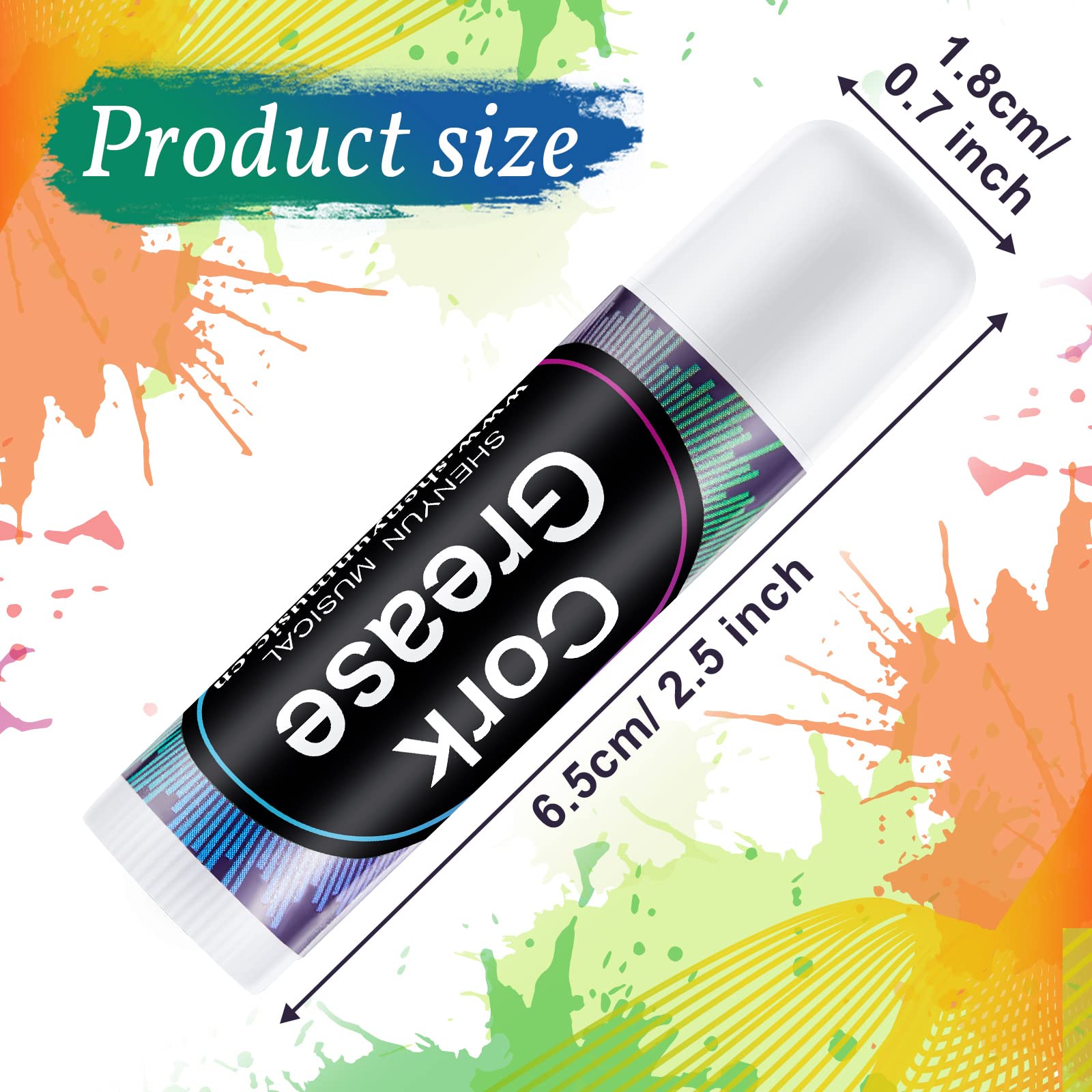 12 Pieces Cork Grease For Saxophone Clarinet Cork Grease Flute Grease Lubricant Tube Cleaning And Care Product For Saxophone Cla