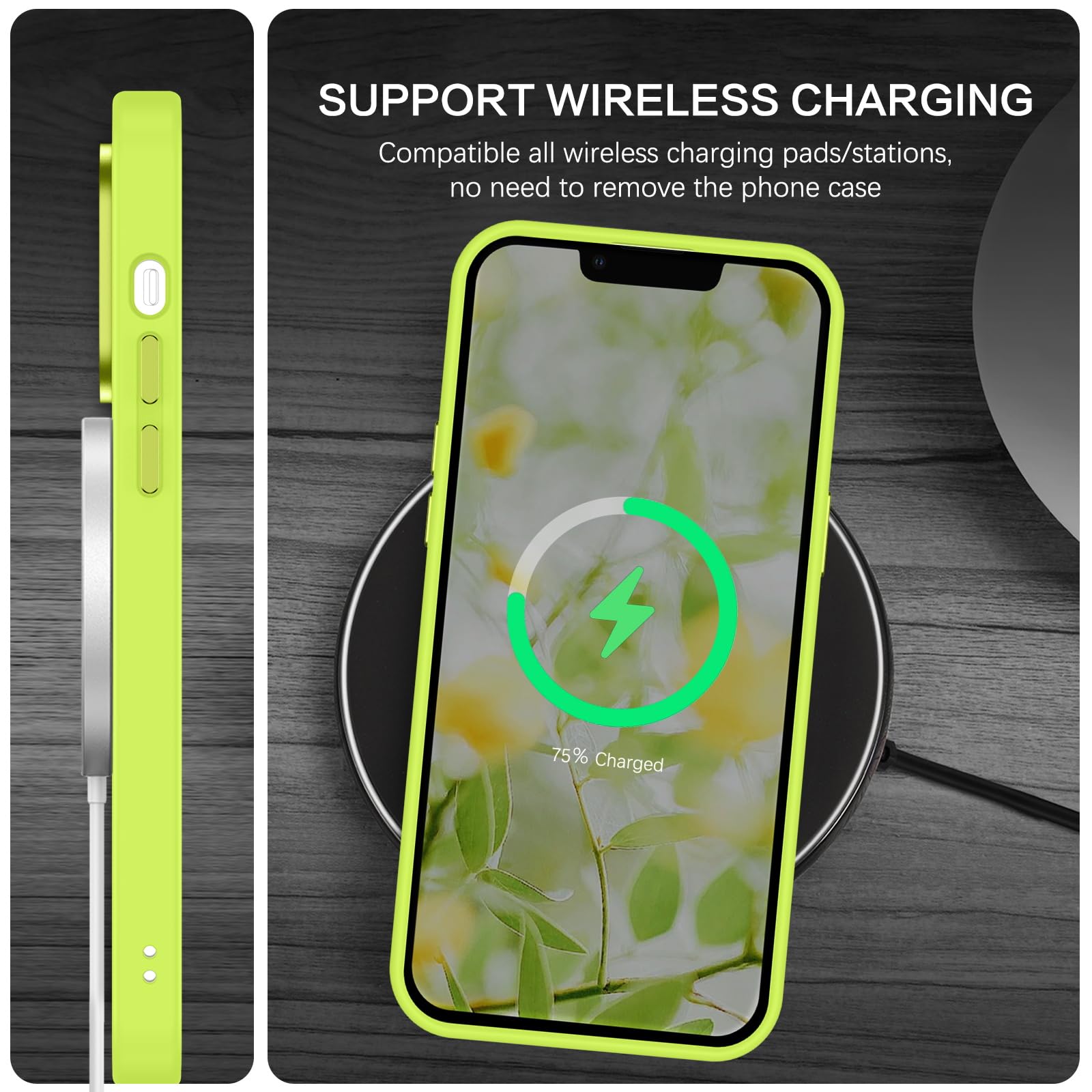 Bentoben Magnetic For Iphone 13 Pro Case [Compatible With Magsafe] Translucent Matte 13 Pro Case Slim Thin Shockproof Women Men