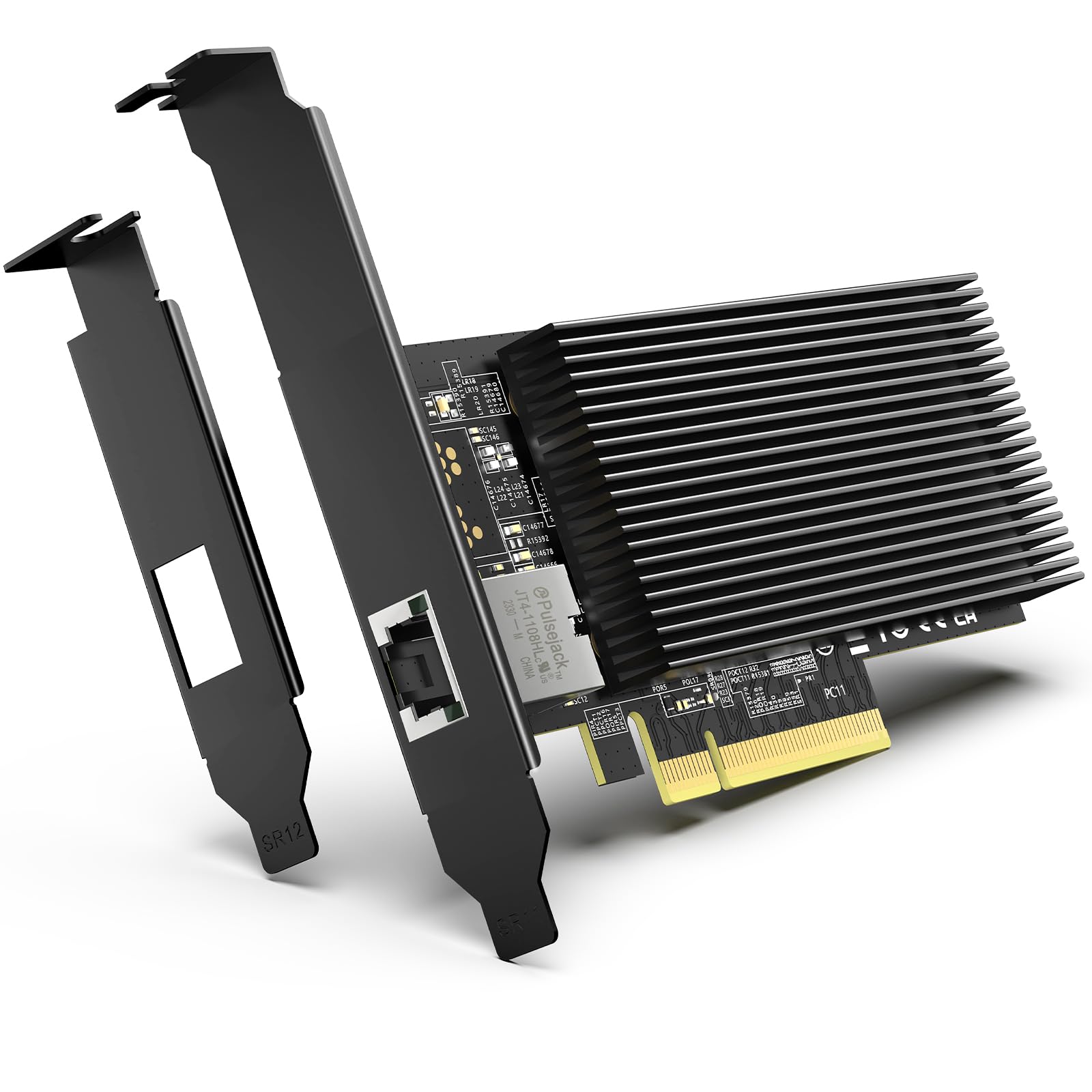 10G Pci E Network Card With 10Gbps Single Rj45 Port, Intel X540 T1 Conrtoller, Vimin 10Gb Base T Pci E Network Card Compatible W