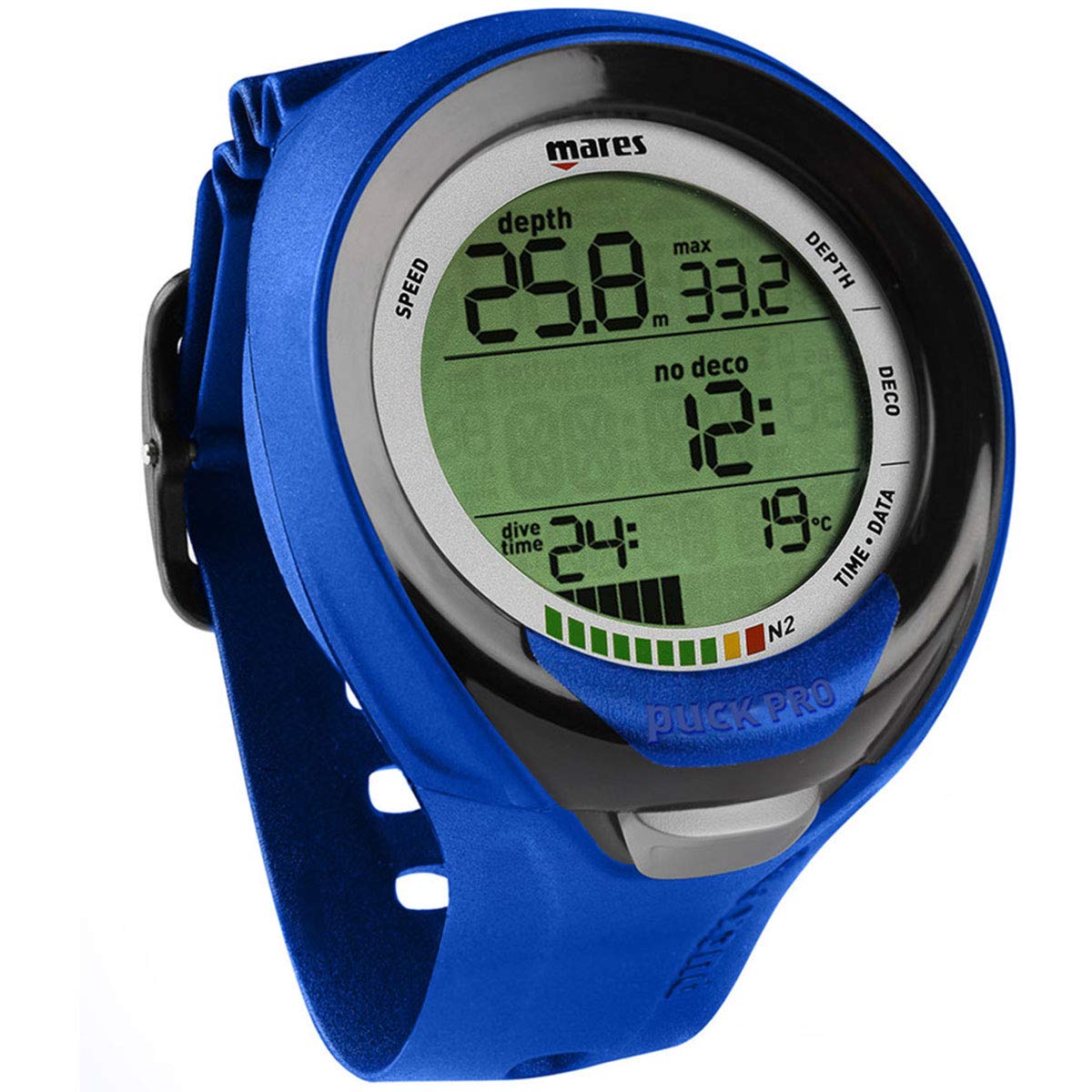 Mares Puck Pro Plus Wrist Dive Computer, All Black (414135 Bkbk)