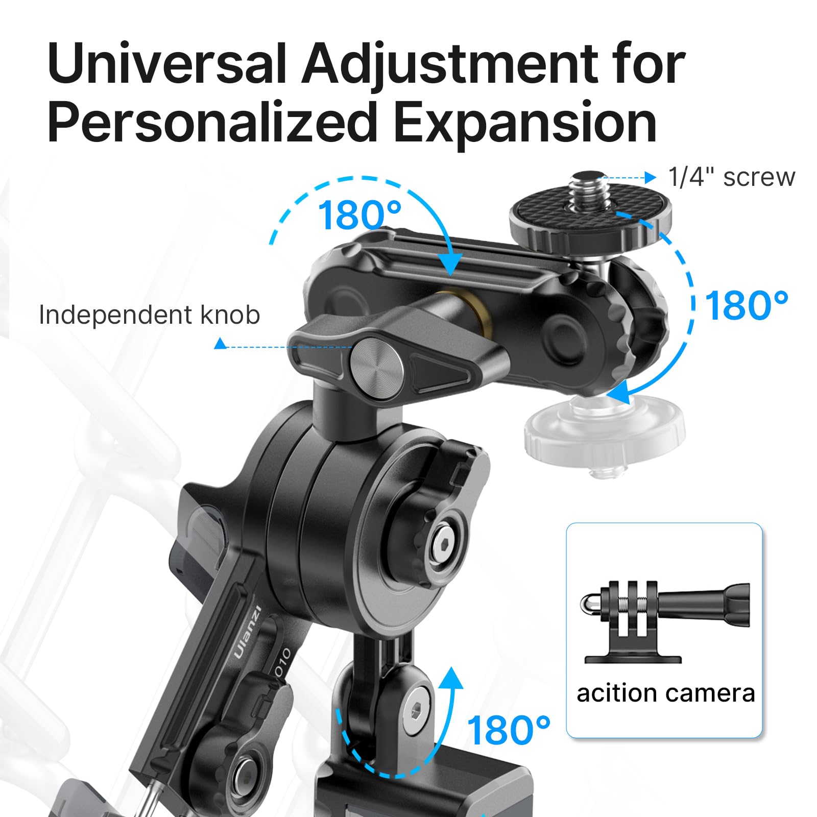 Fence Mount Holder Accessories For Action Cameras - Ulanzi Cm010 Action Camera Fence Clamp Mount Phone Holder Video Recording Ac