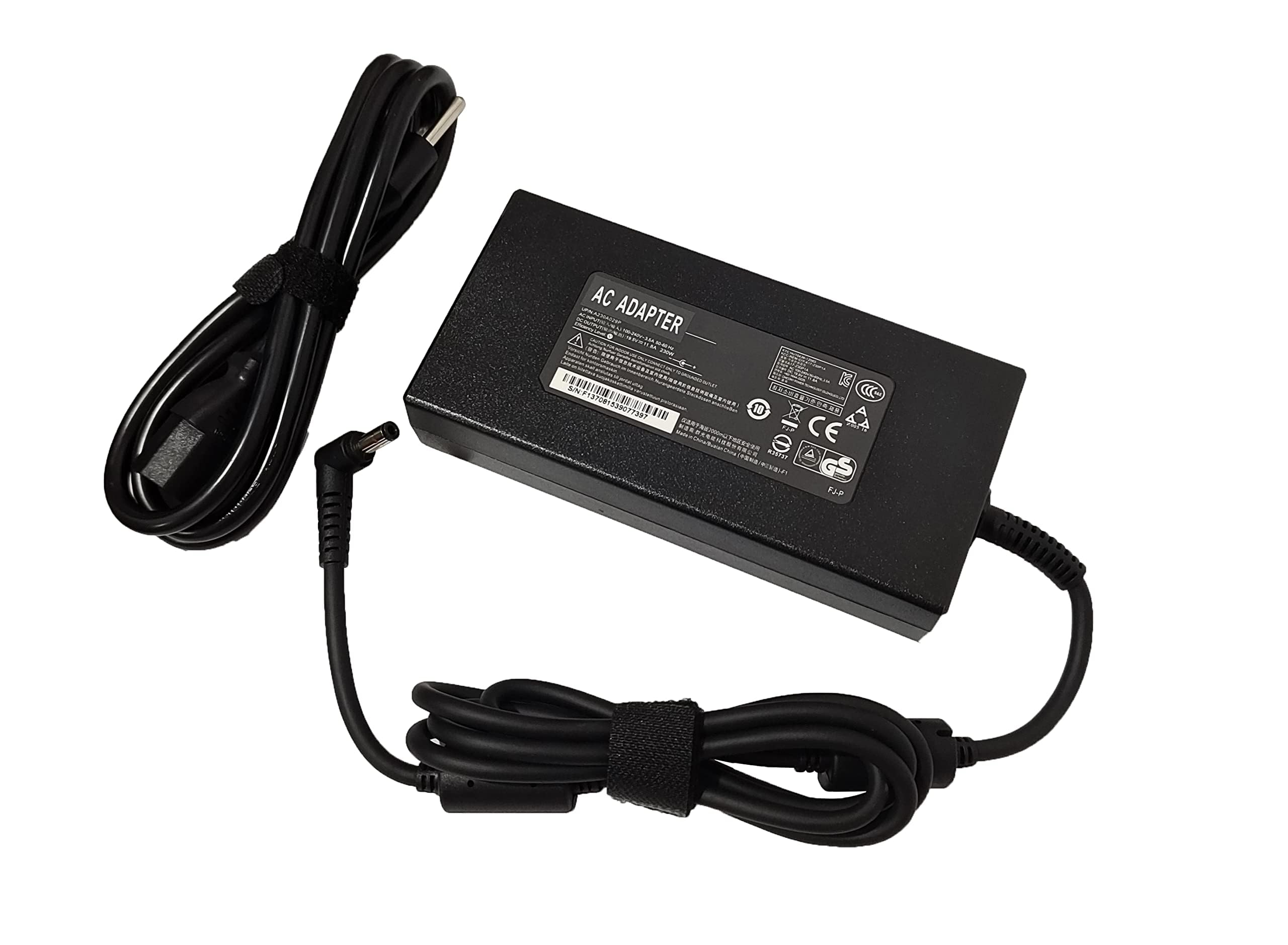230W Laptop Charger For Msi Gs65 Gs66 Gs75 Gs76 Stealth P65 Creator 15 17 A230A012L A12 230P1A Laptop Adapter Power Cord