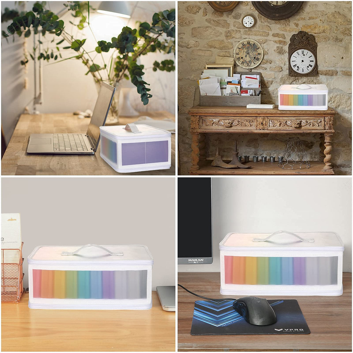 Gbivbe Photo Storage Bag 4x6, 10 Inner Large Photo Storage Box Photo ...