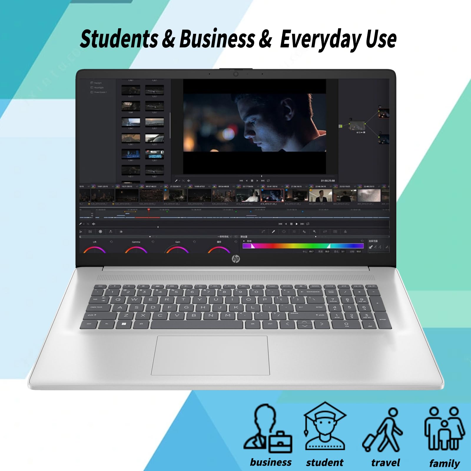 Hp 17 Business Laptop - 17.3 Hd+ Display, Intel 10-Core I5-1334U Cpu, Intel Graphics, 32 Gb Ram, 1 Tb Ssd, Wi-Fi 6, Numeric Pad,