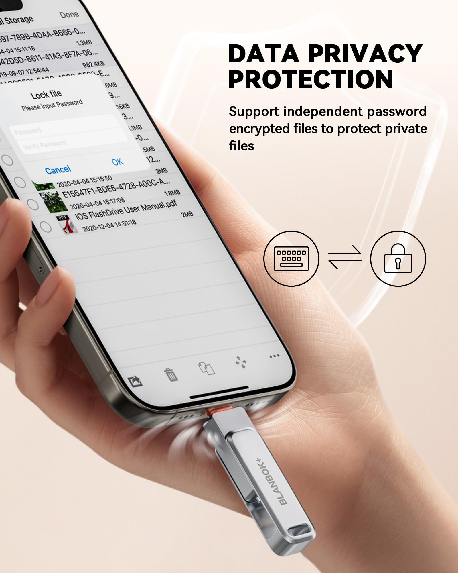 Mfi Certified 128Gb Flash Drive For Iphone Photo Stick, Usb Thumb Drive Memory Stick High Speed Usb Drive Photo Storage For Ipho