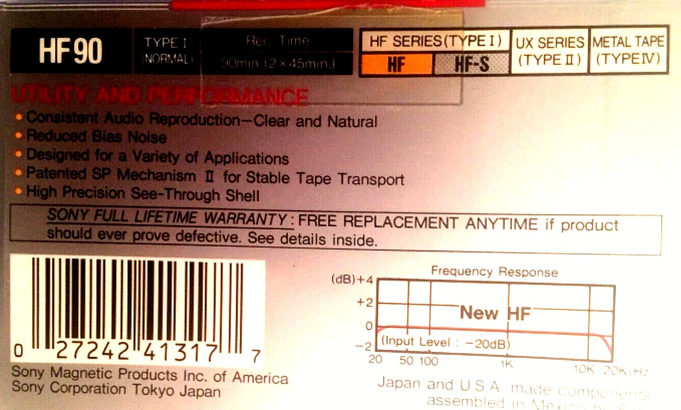 Sony HF 90 (1985)