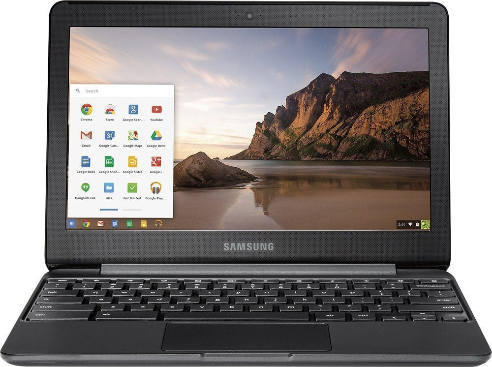 Samsung 11.6 Chromebook with Intel N3060 up to 2.48GHz, 4GB Memory, 16GB eMMC Flash Memory, Bluetooth 4.0, USB 3.0, HDMI, Webcam