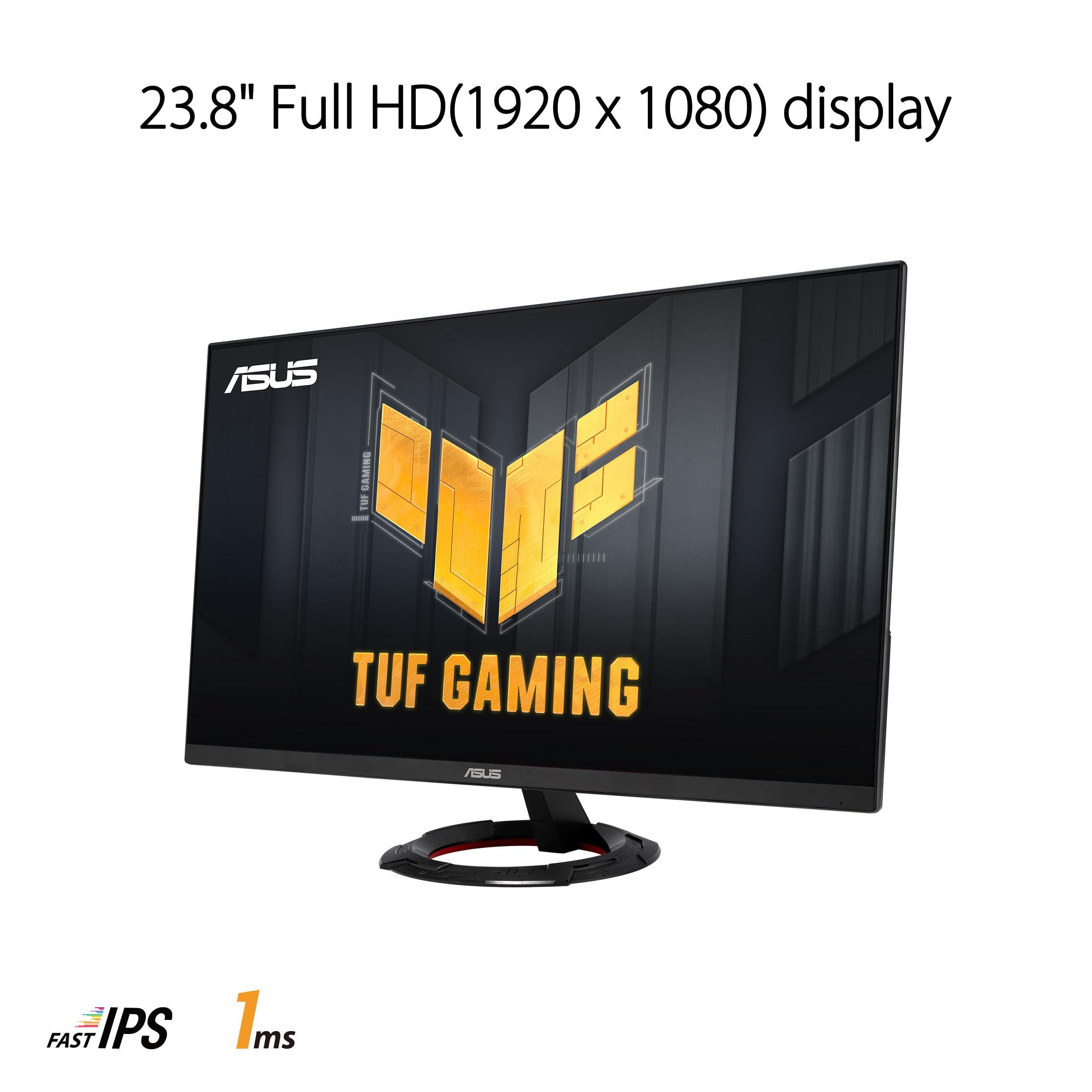 Asus Tuf Gaming 23.8    1080P Monitor (Vg249Q3R)   Full Hd, 180Hz, 1Ms, Fast Ips, Extreme Low Motion Blur, Freesync, Variable Ov