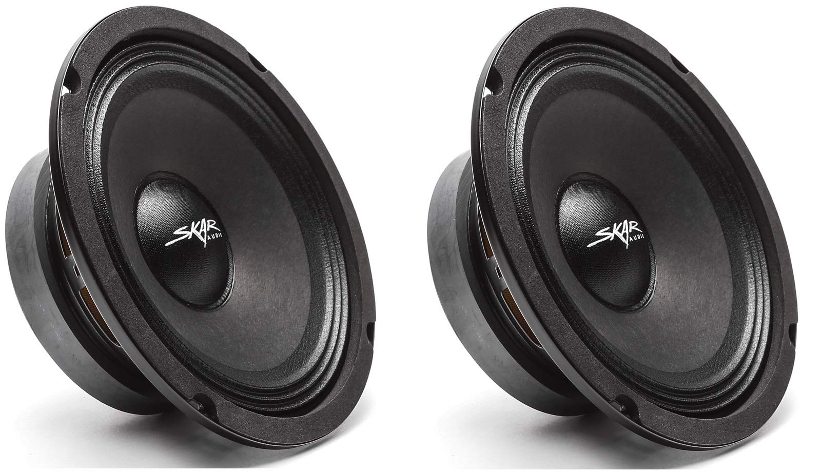 Skar Audio (2) Fsx65 4 (2) Fsx65 4 300 Watt 6.5 Inch 4 Ohm Mid Range Loudspeakers   2 Speakers Black