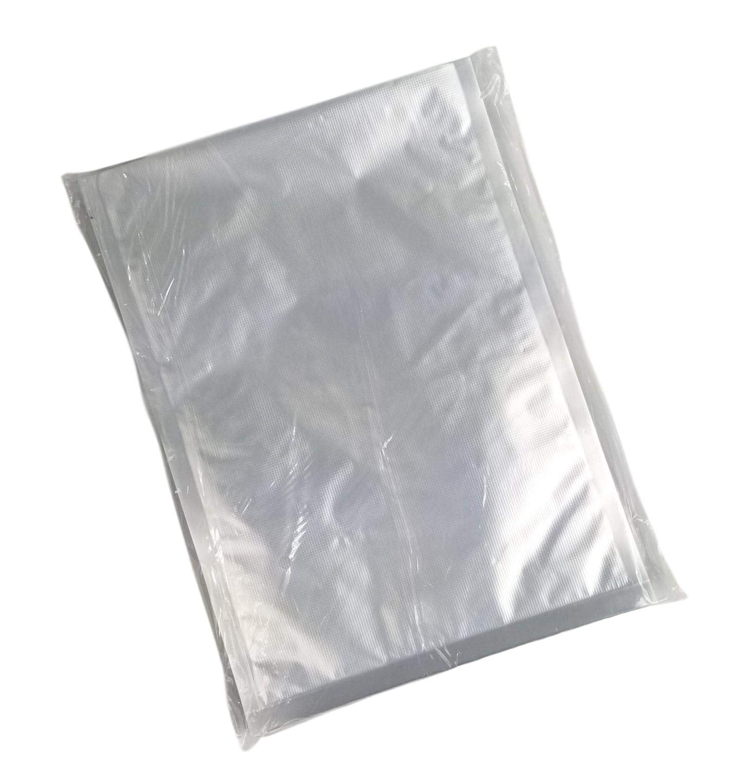 (50) 8   X12    Gen 2.0 Textured/Embossed Mylar Aluminum Foil Vacuum Sealer Channal Bags   Quart Size Hot Seal Commercial Grade