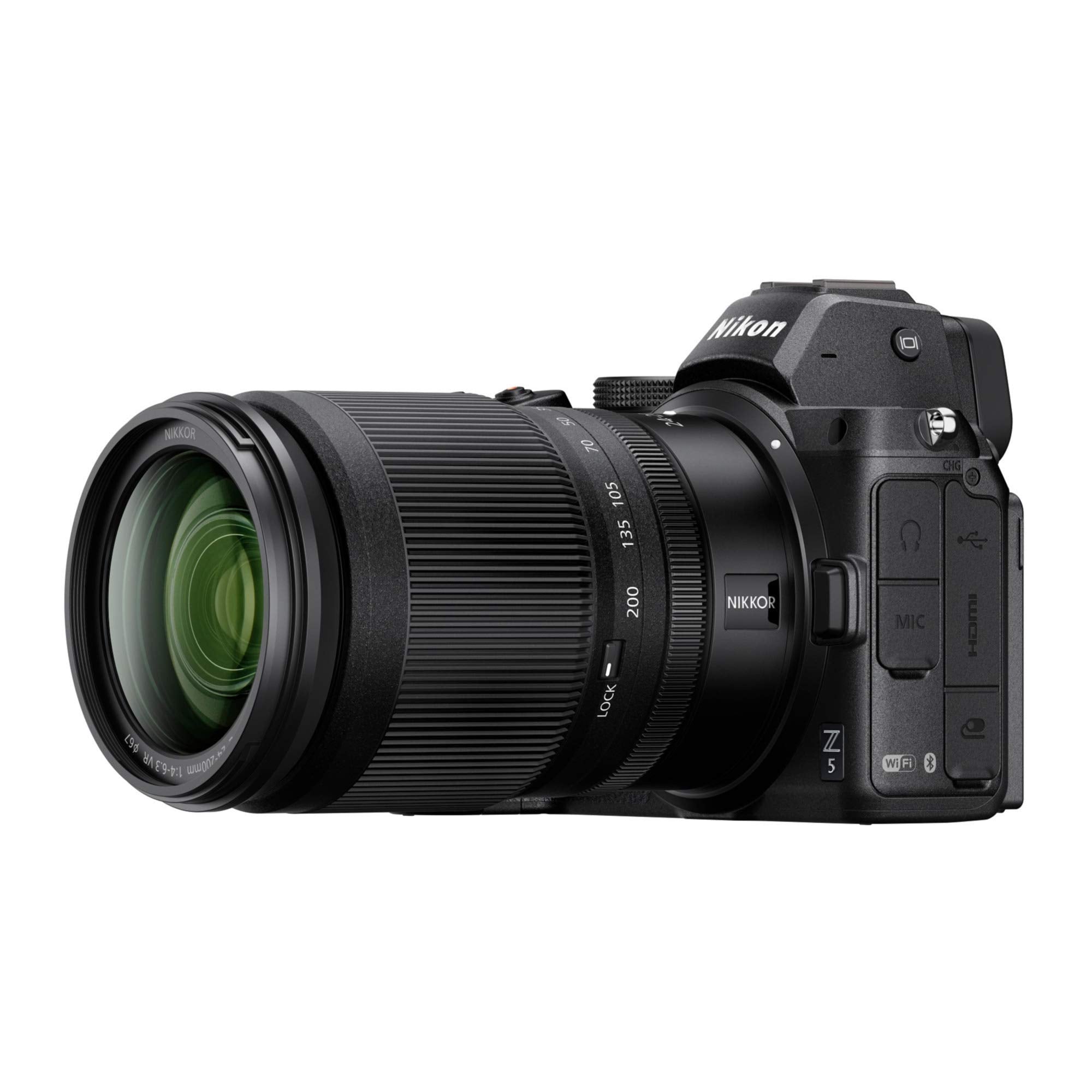 Nikon Z 5 With Telephoto Zoom Lens | Our Most Compact Full-Frame Mirrorless Stills/Video Camera With 24-200Mm All-In-One Zoom Le