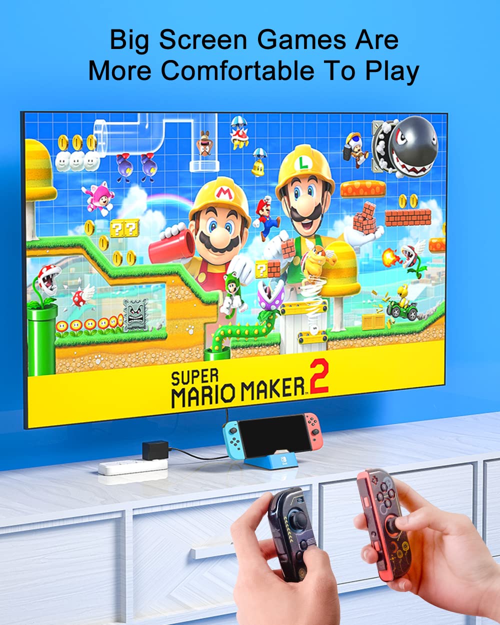 Yigorn Tv Docking Station For Nintendo Switch, Portable Tv Dock Station Replacement For Nintendo Switch With Hdmi And Charge Por