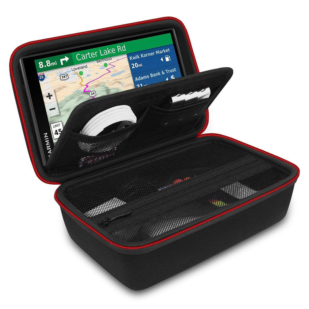 Hesplus Hard Gps Case For 6-7 Inch Garmin Drivesmart 76/65/61/86, Rv 750/780/785, Dezl Otr700/610/800, Nuvi 2797Lmt Garmin Catal