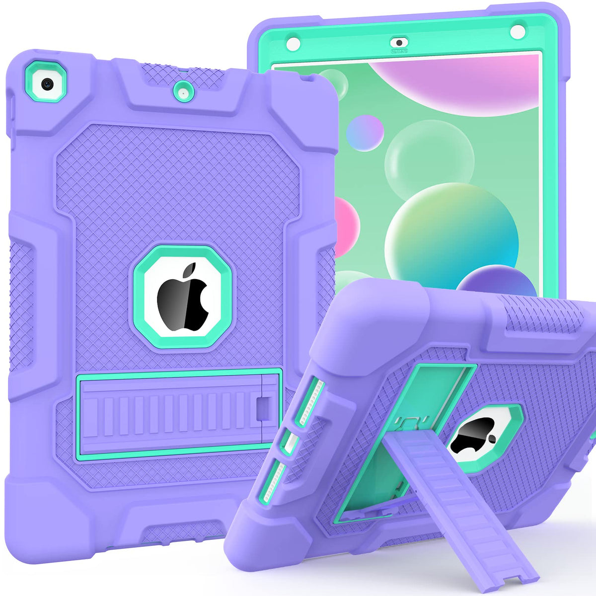 Timism Case For Ipad 9Th Generation/Ipad 8Th Generation/Ipad 7Th Generation, Slim Heavy Duty Shockproof Rugged Protective Case W