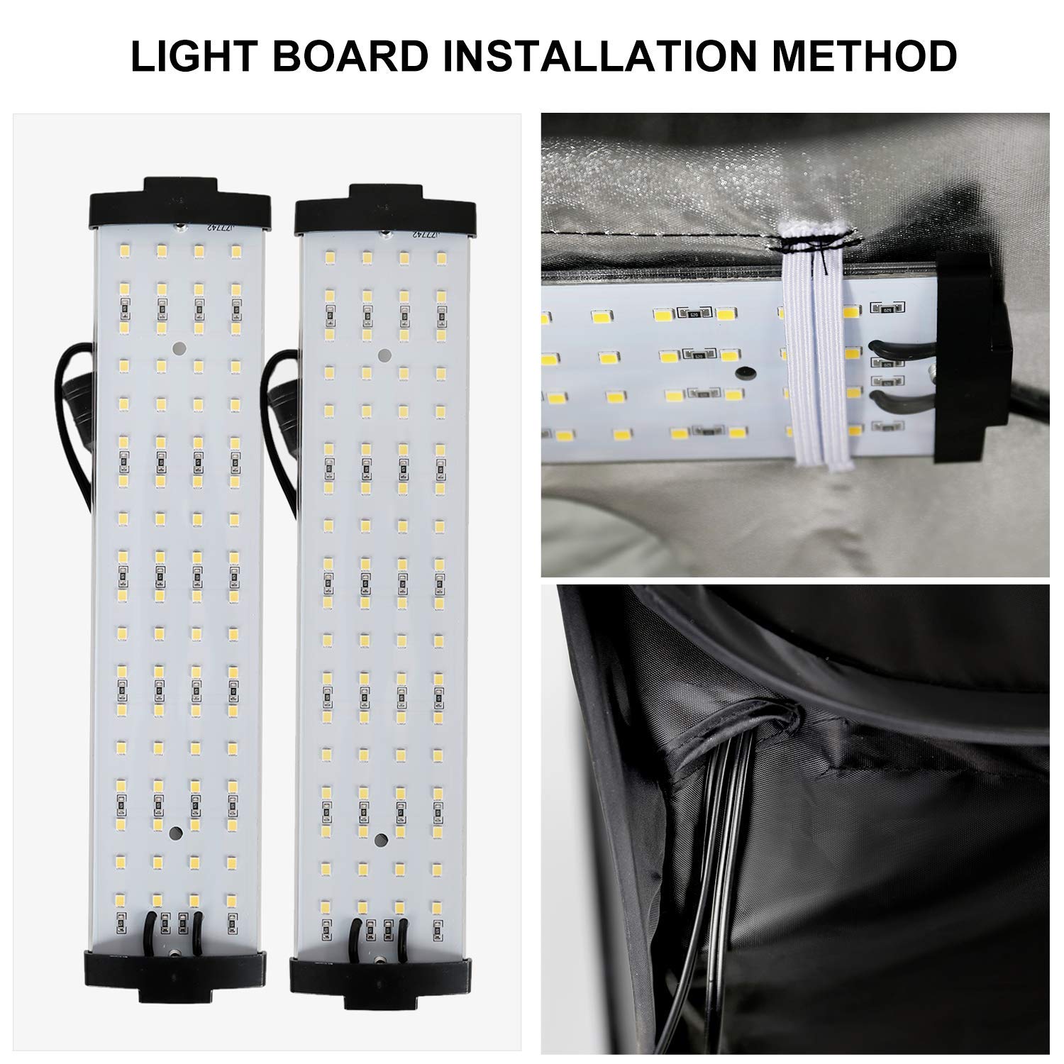 Ltringys 16''X16'' Photo Studio Light Box Photography With Led Lights, Portable Photo Background Shooting Tents With 4 Backdrops