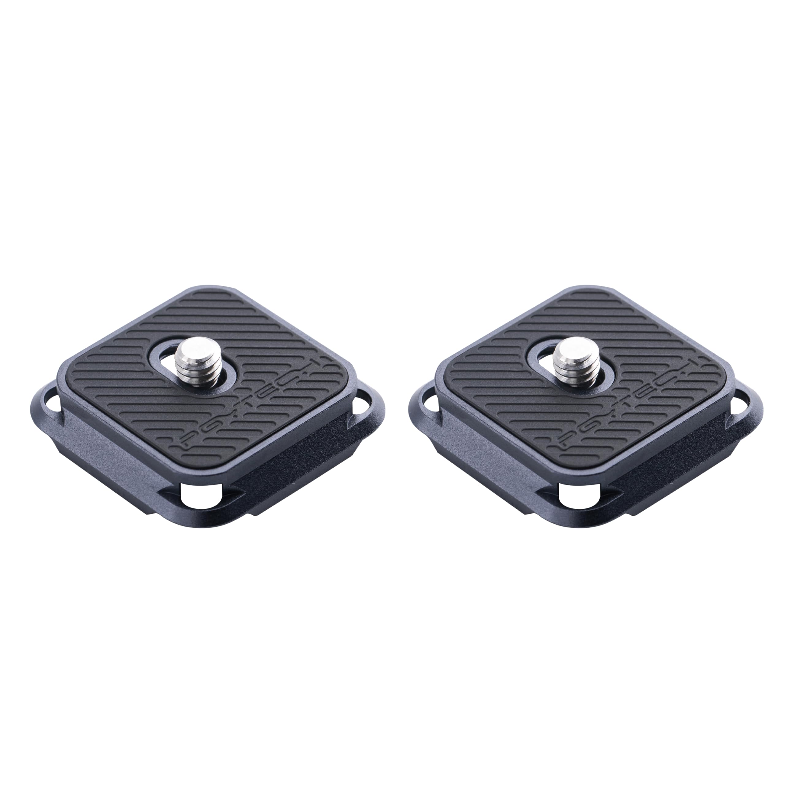 Pgytech 2 Pcs Arca Type Quick Release Plates Parts Replacement Switch Between Tripod, Monopod, Slider Arca Swiss Compatible