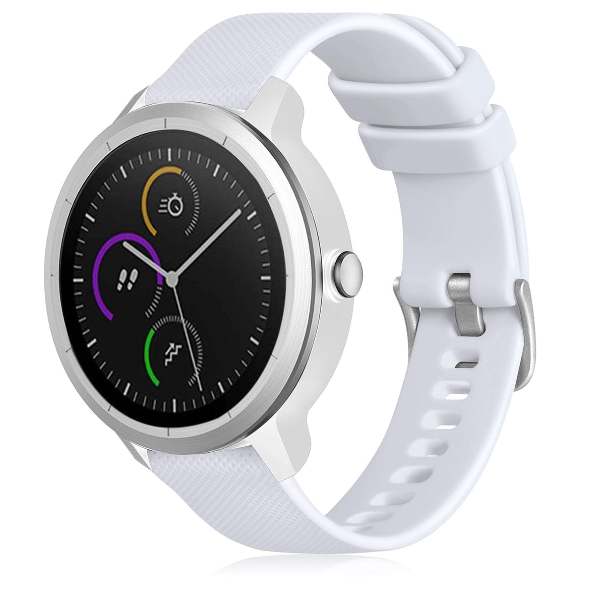 Geak Compatible With Garmin Vivoactive 3 Watch Band 20Mm Silicone Band For Galaxy Active 2 40Mm 44Mm Bands Galaxy 42Mm Smartwatc
